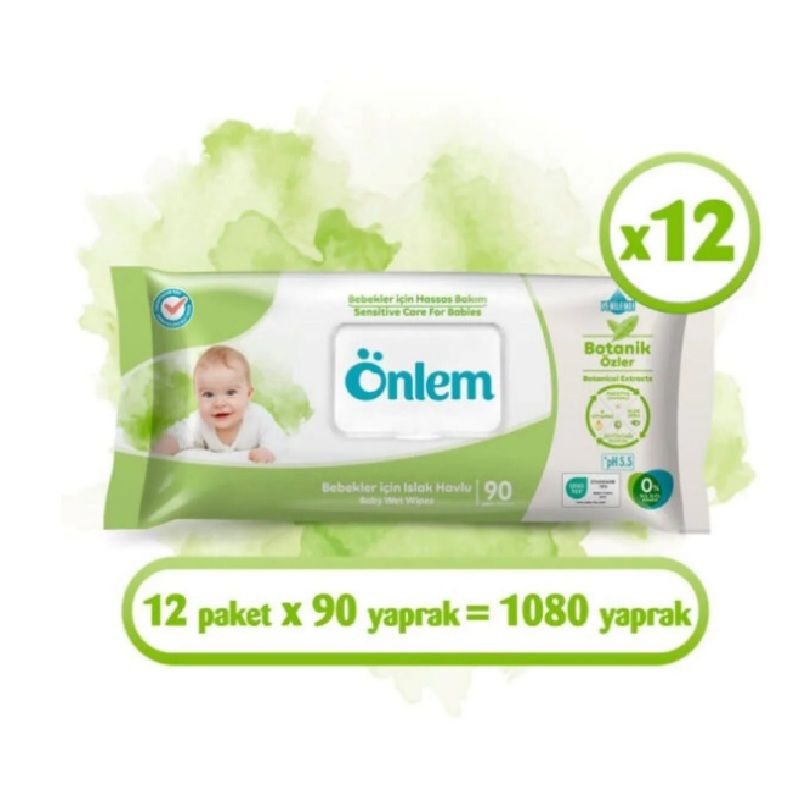 Önlem Botanika Islak Havlu Kapaklı Sensitive 1080 Yaprak