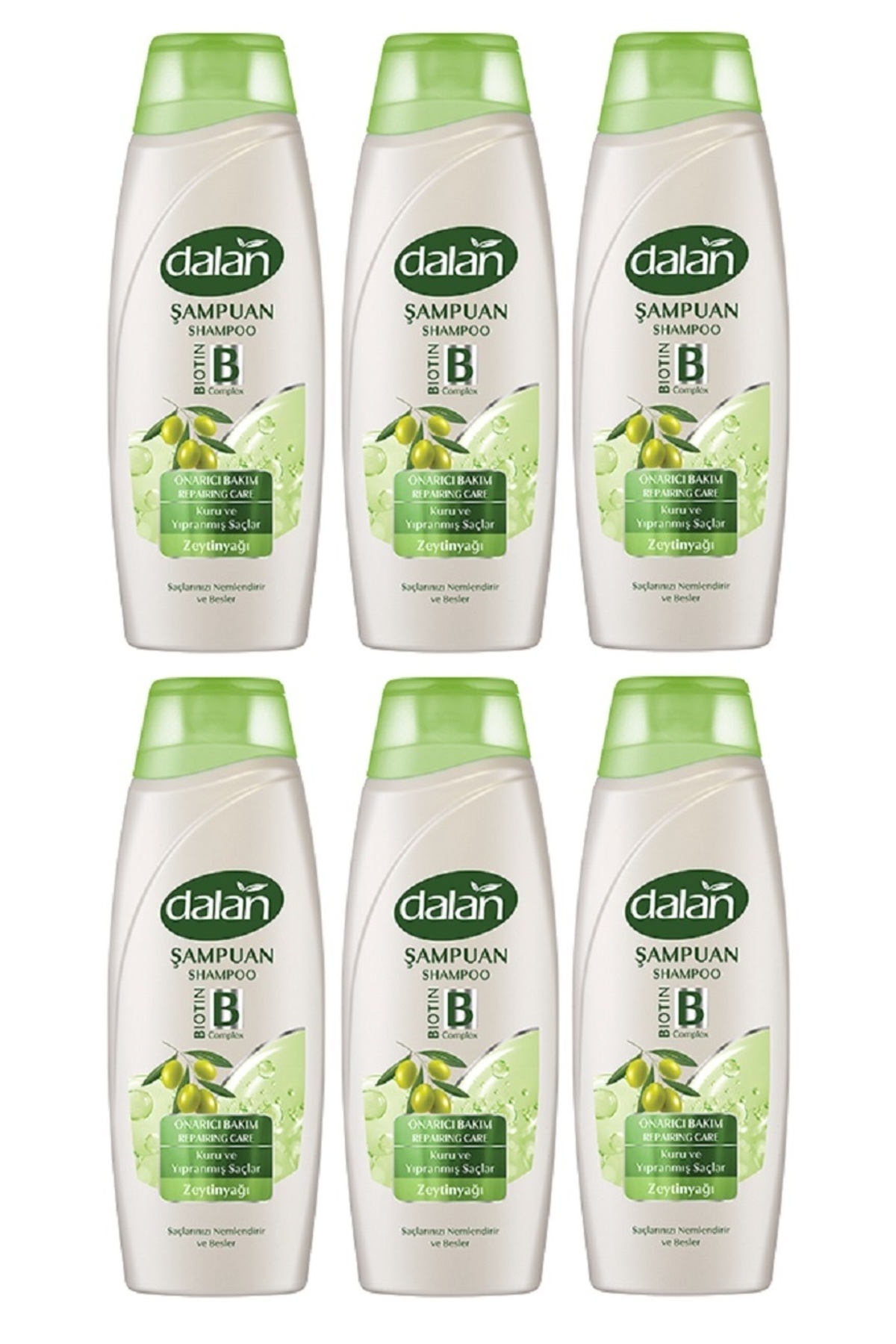 Dalan Şampuan Zeytinyağlı Onarıcı Bakım 450 Ml x 6 Adet