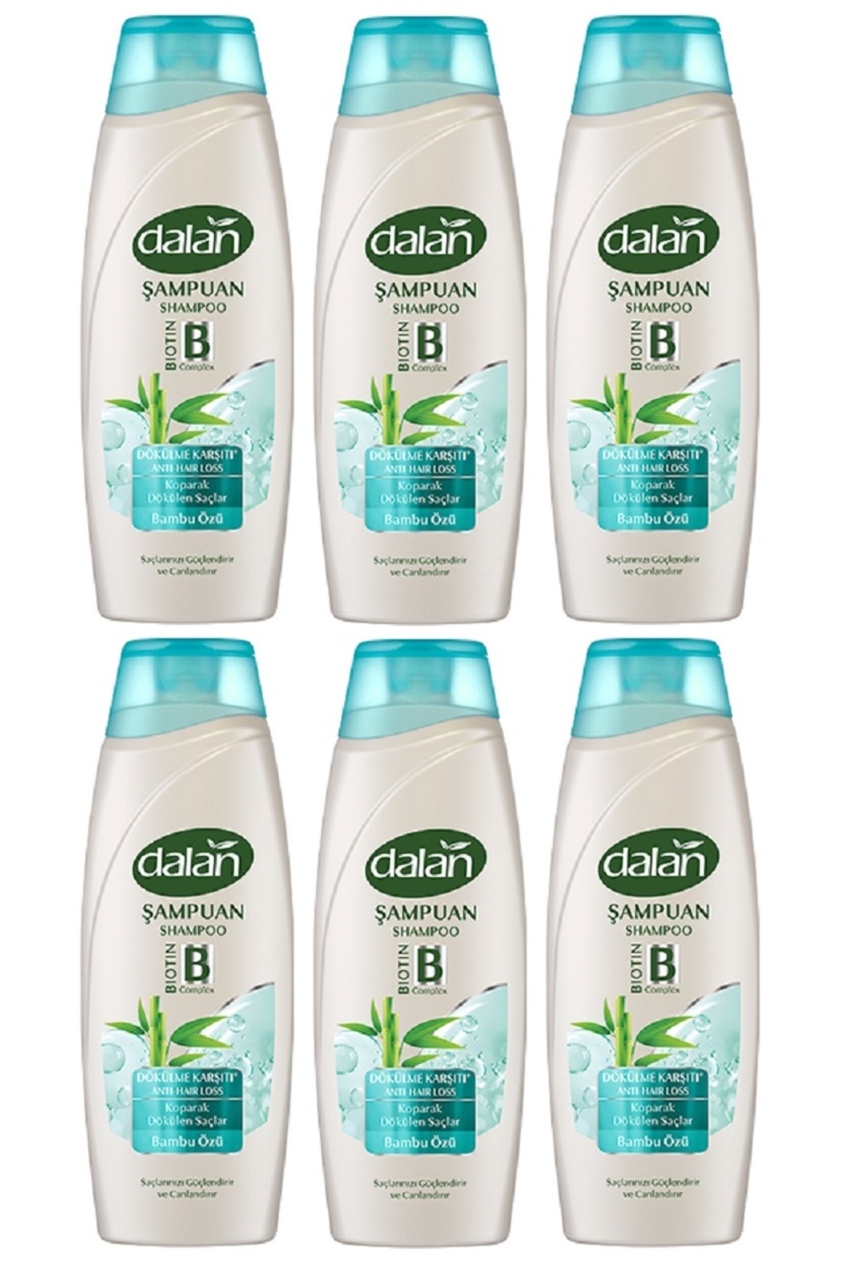 Dalan Şampuan Bambu Özlü Dökülme Karşıtı 450 Ml x 6 Adet