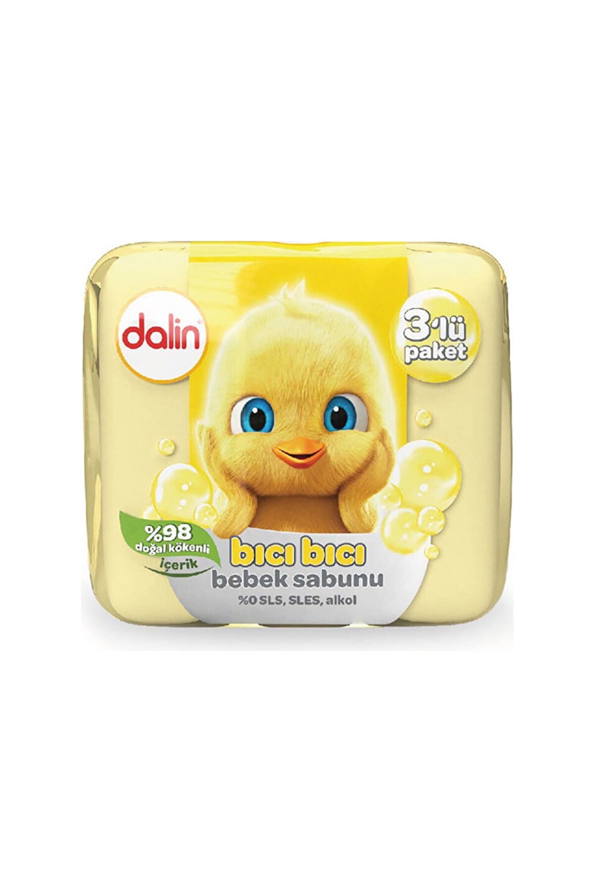 Dalin Klasik Katı Bebek Sabun 3 Lü 3 X 75 Gr x 6 Paket