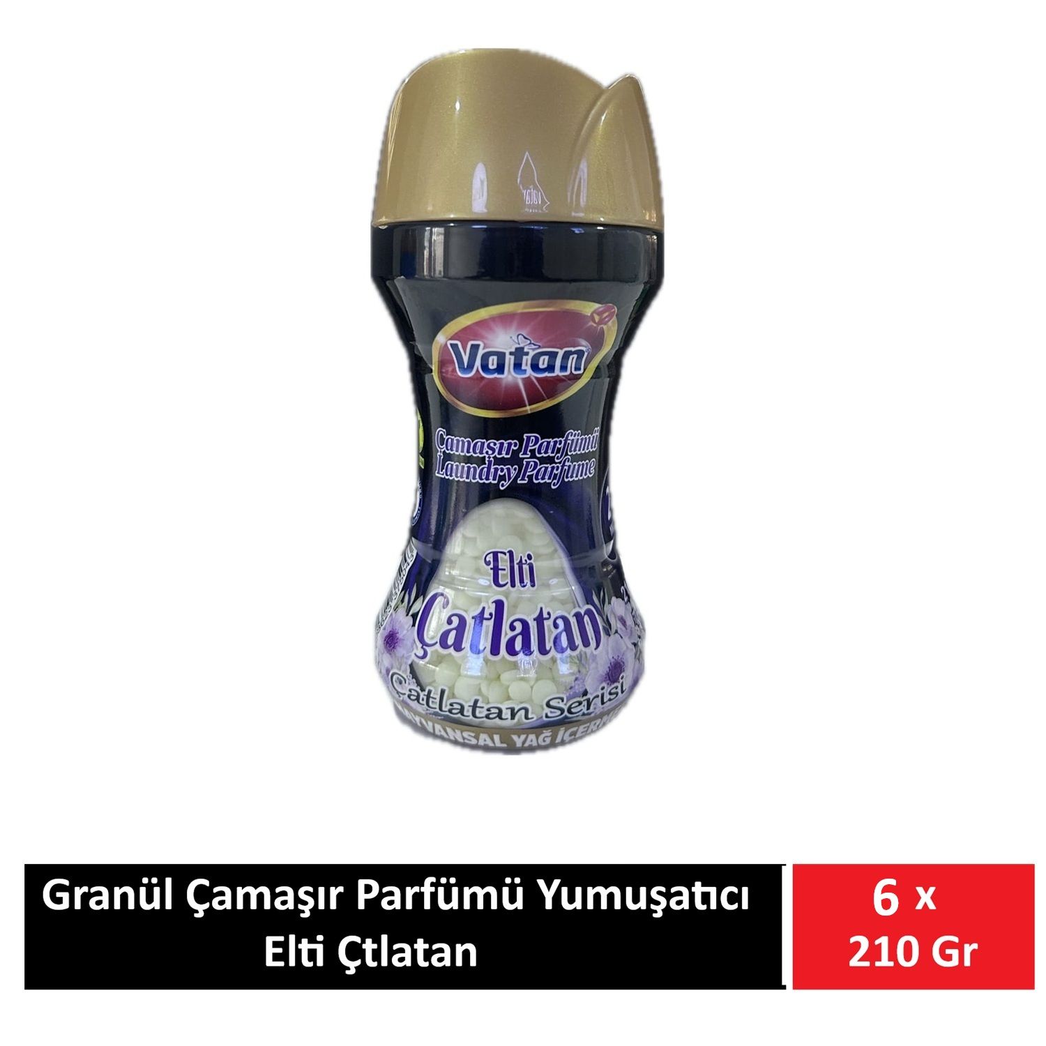 Vatan Granül Çamaşır Parfümü Ve Yumuşatıcı Elti Çatlatan 210 Gr x 6 Adet