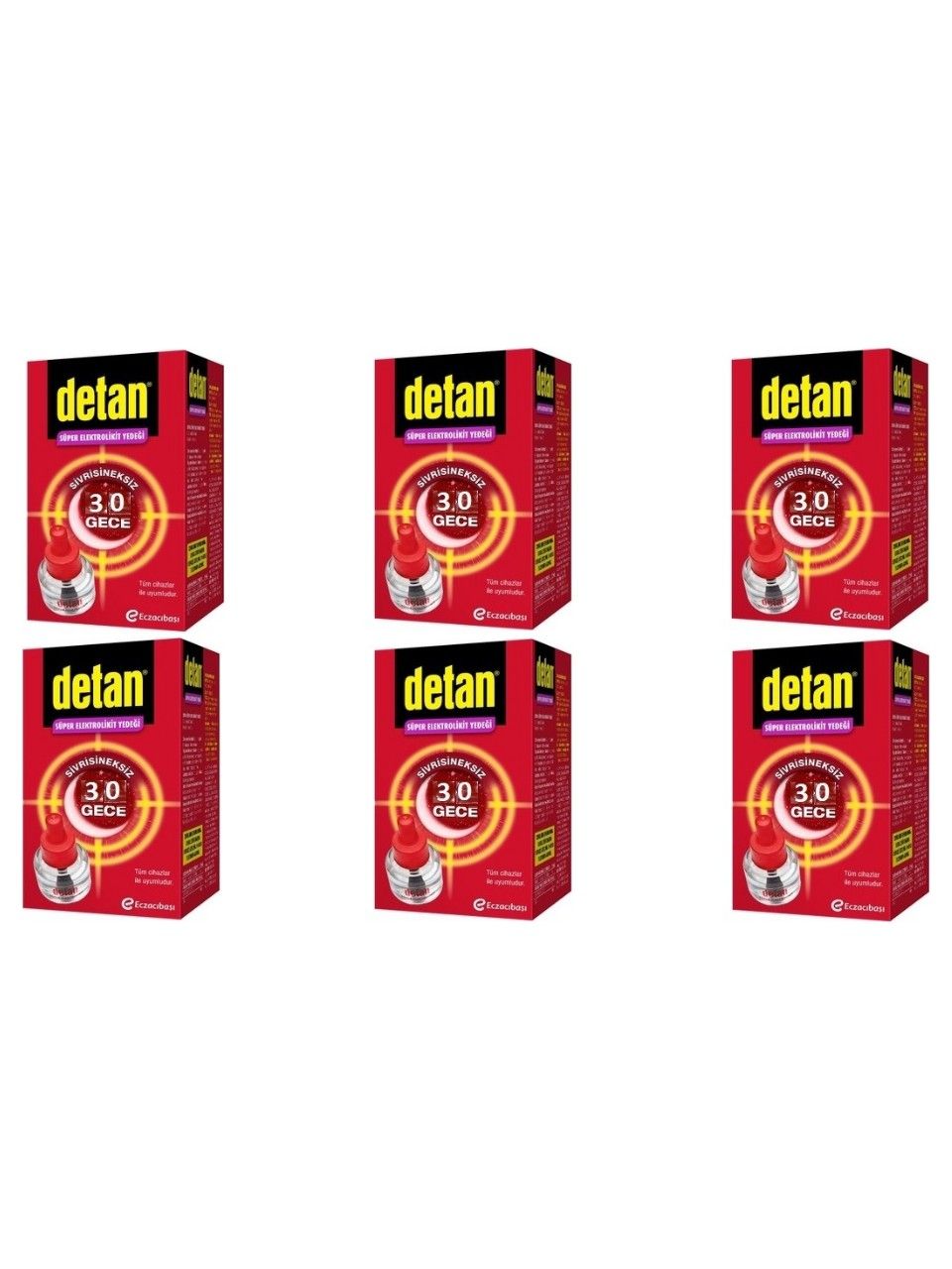 Detan Süper Elektrolikit Yedek Şişe - 180 Gece