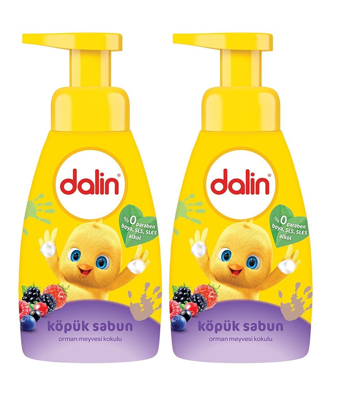 Dalin Bebek Köpük Sabunu 200 Ml Orman Meyveli x 2 Adet