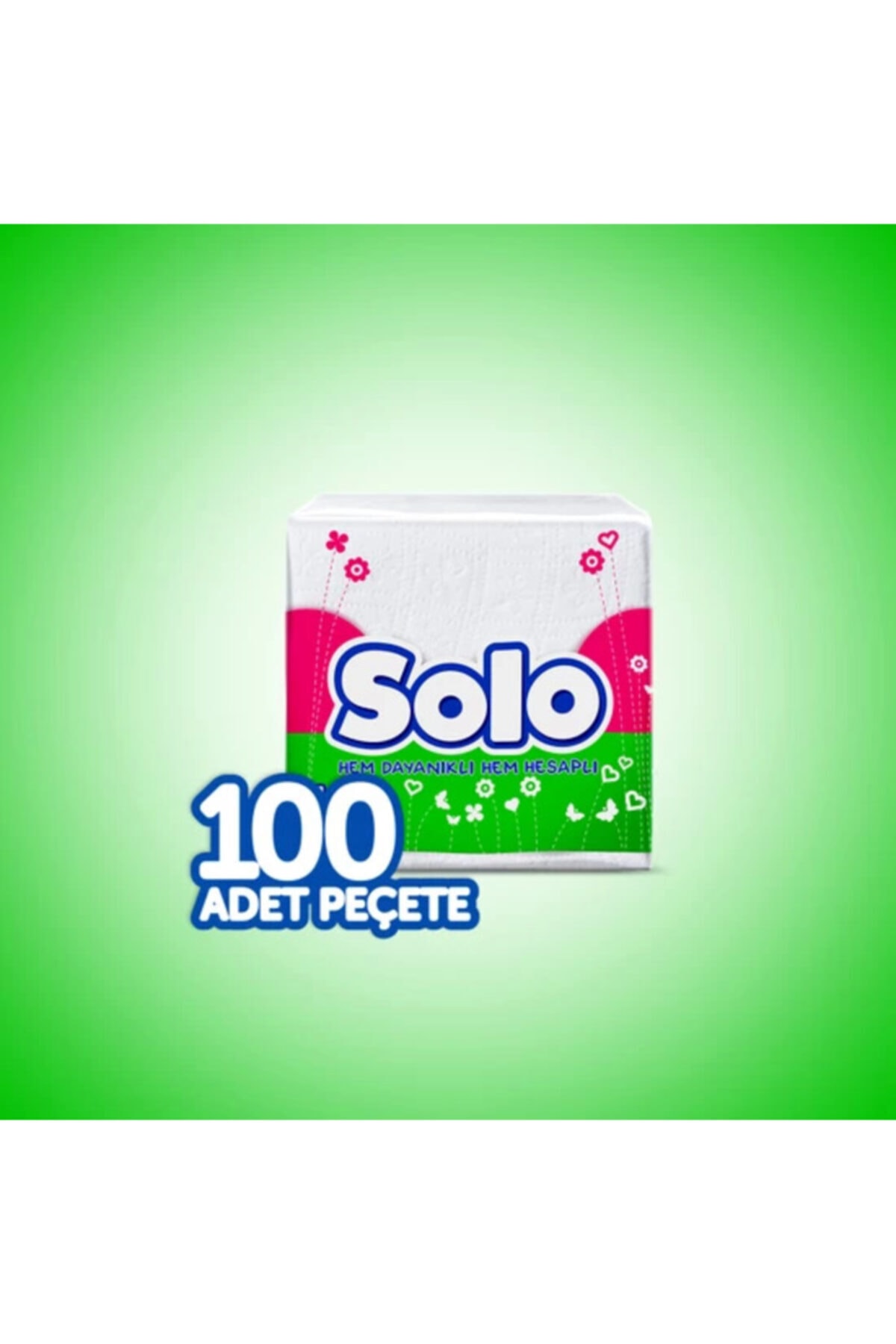 Solo 100'lü Peçete 9x100=900 Yaprak