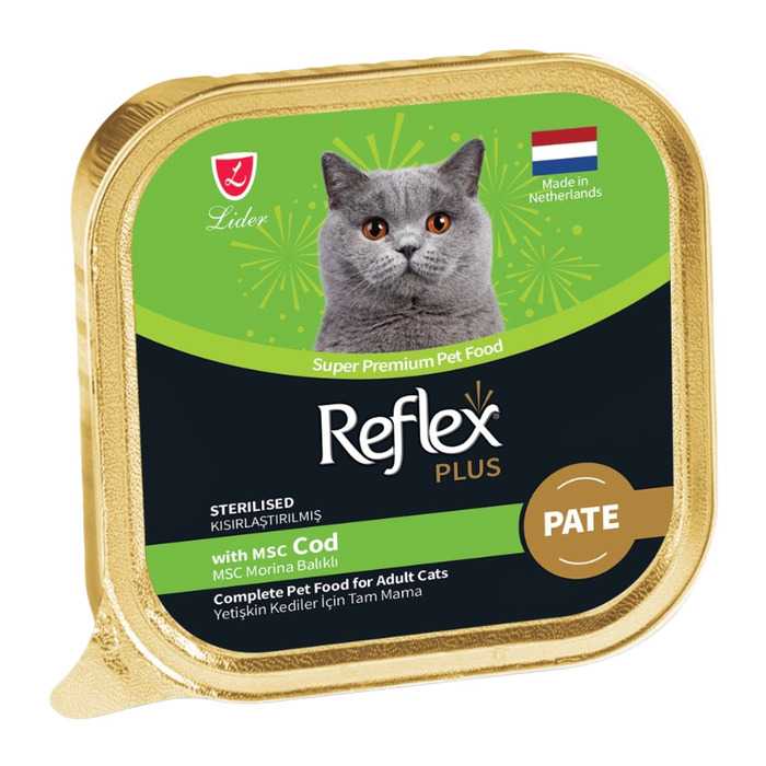 Reflex Plus Pate Msc Morina Balıklı Kısırlaştırılmış Yetişkin Kedi Maması 85 Gr