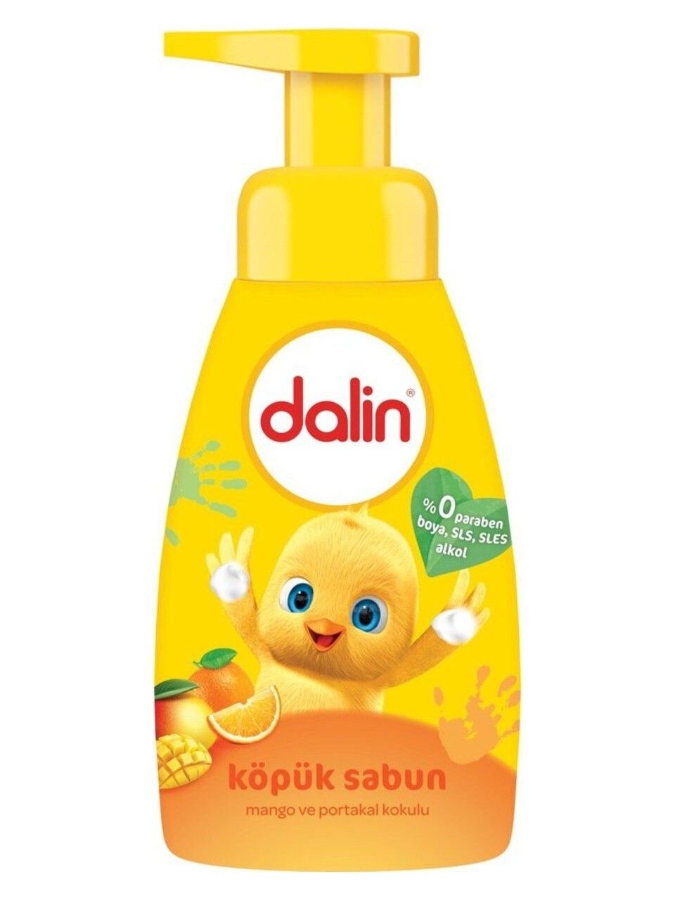 Dalin Bebek Köpük Sabunu 200 Ml Mango Portakal Aromalı x 3 Adet