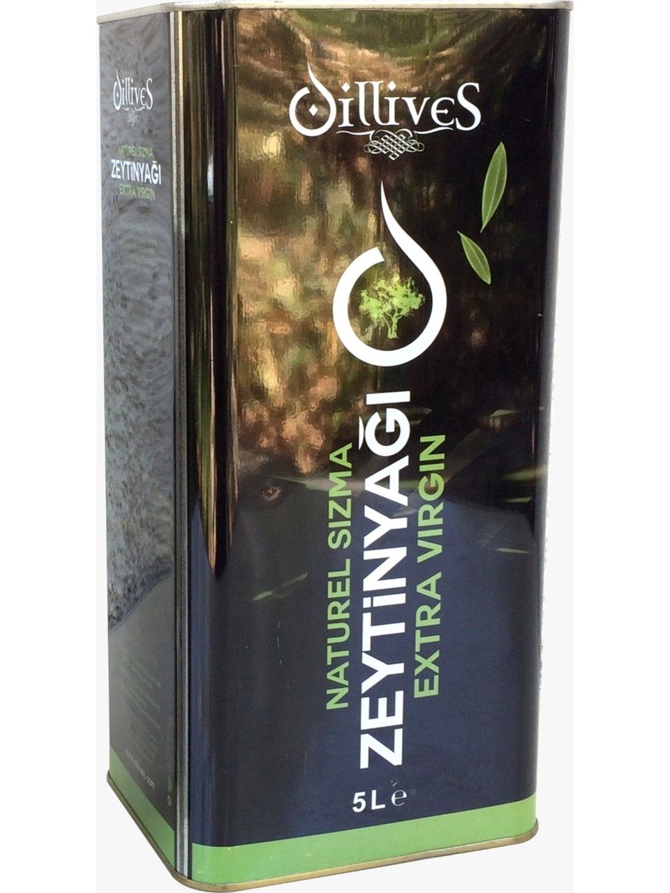 Oillives Soğuk Sıkım Naturel Sızma Zeytinyağı – Extra Virgin – 5 Lt