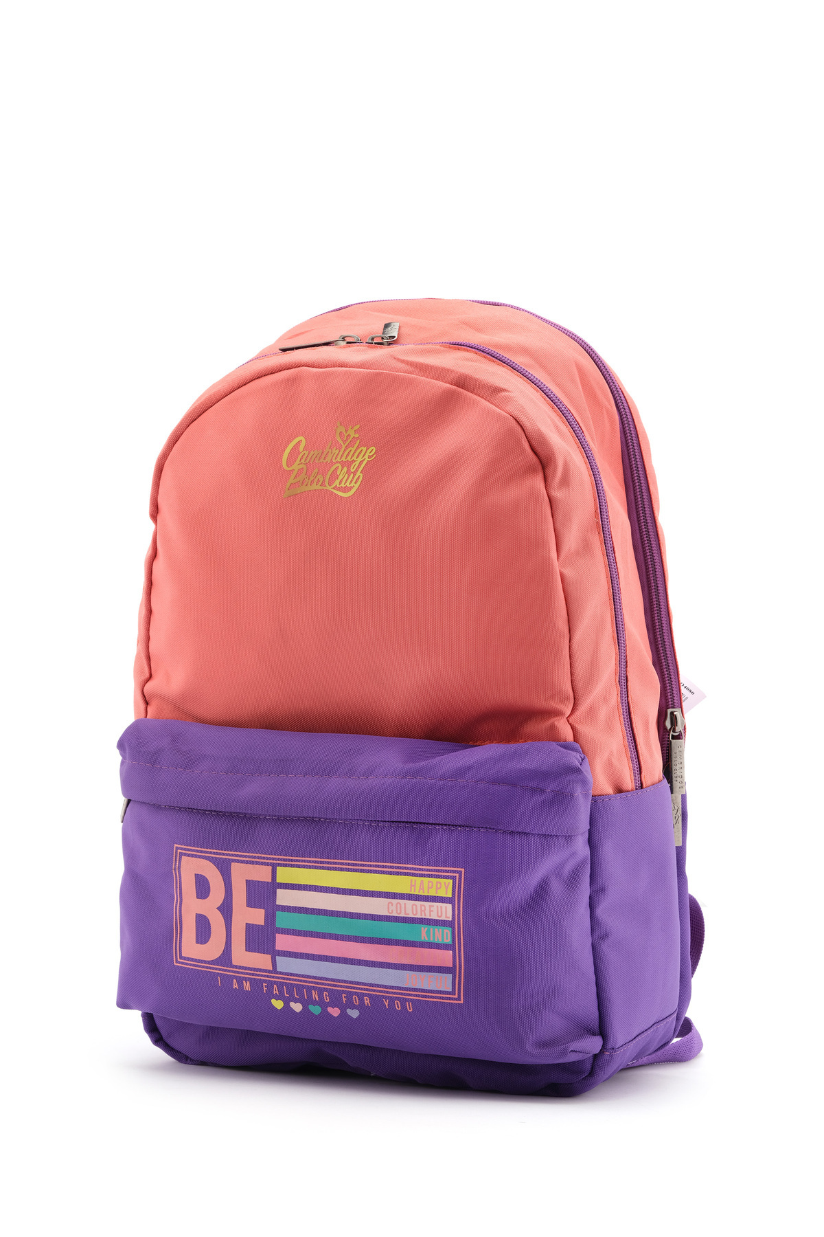 Be Happy Çift Ana Bölmeli Unisex Çocuk İlkokul Çantası