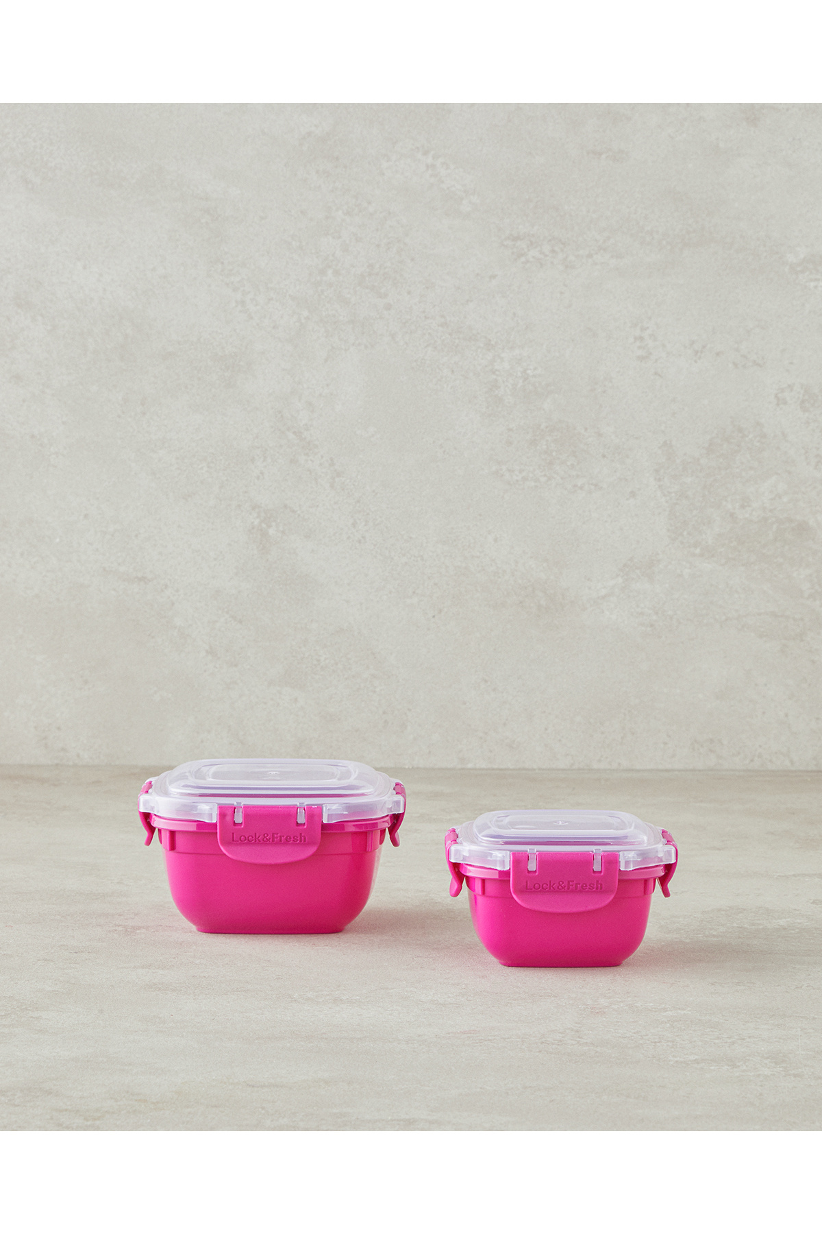 Master Lock Plastik Saklama Kabı Pembe 575 1075 ml