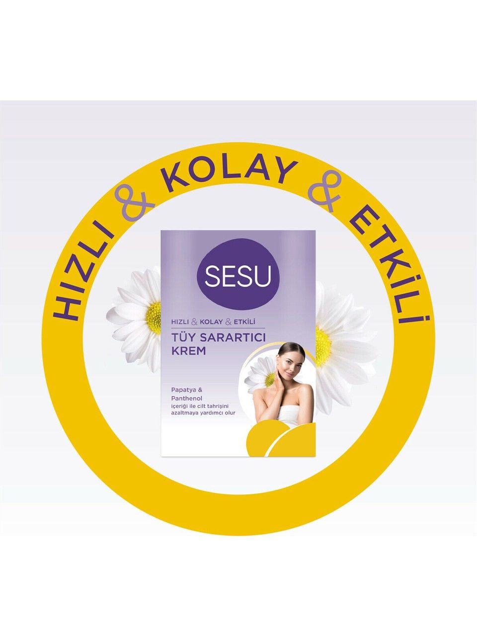 Sesu Tüy Sarartıcı Krem 35 Gr + 18 Gr