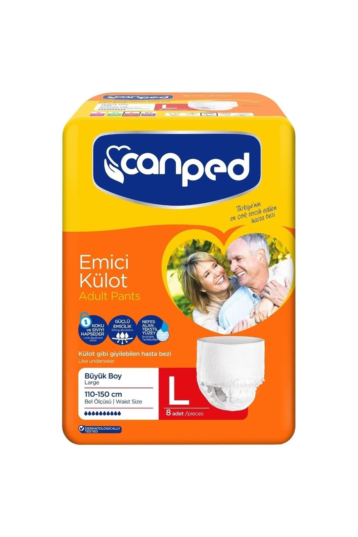CANPED Hasta Bezi Emici Külot 8 Adet // Xl : 130 - 170 Cm