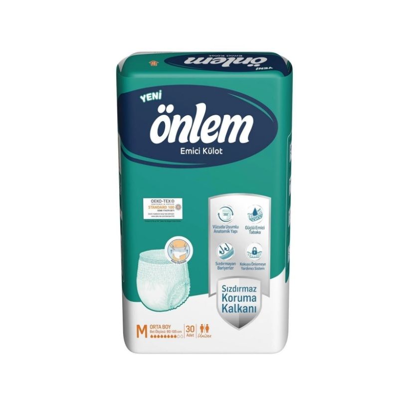 Önlem Emici Külot Medium M 80 x 120 Cm 30 Lu