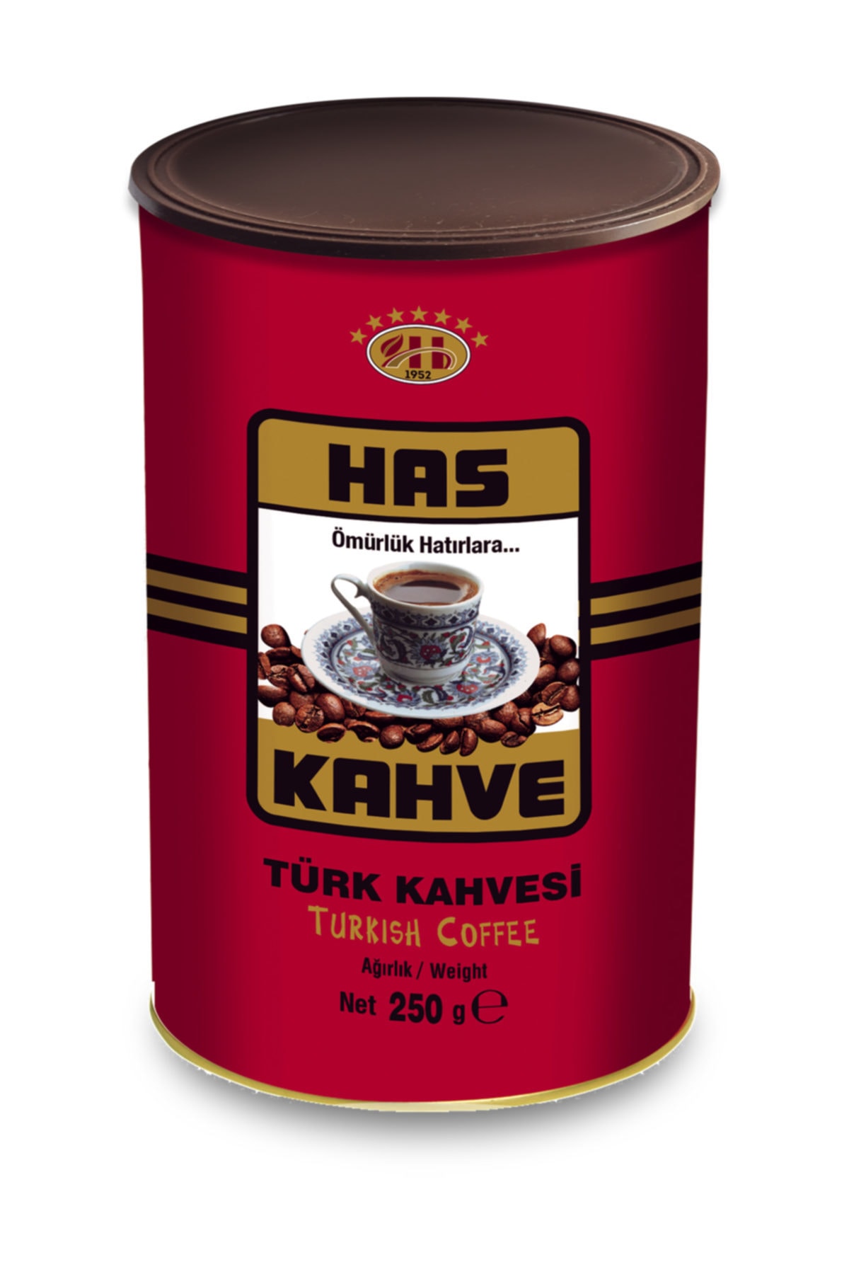 Kahve 250 gr Teneke