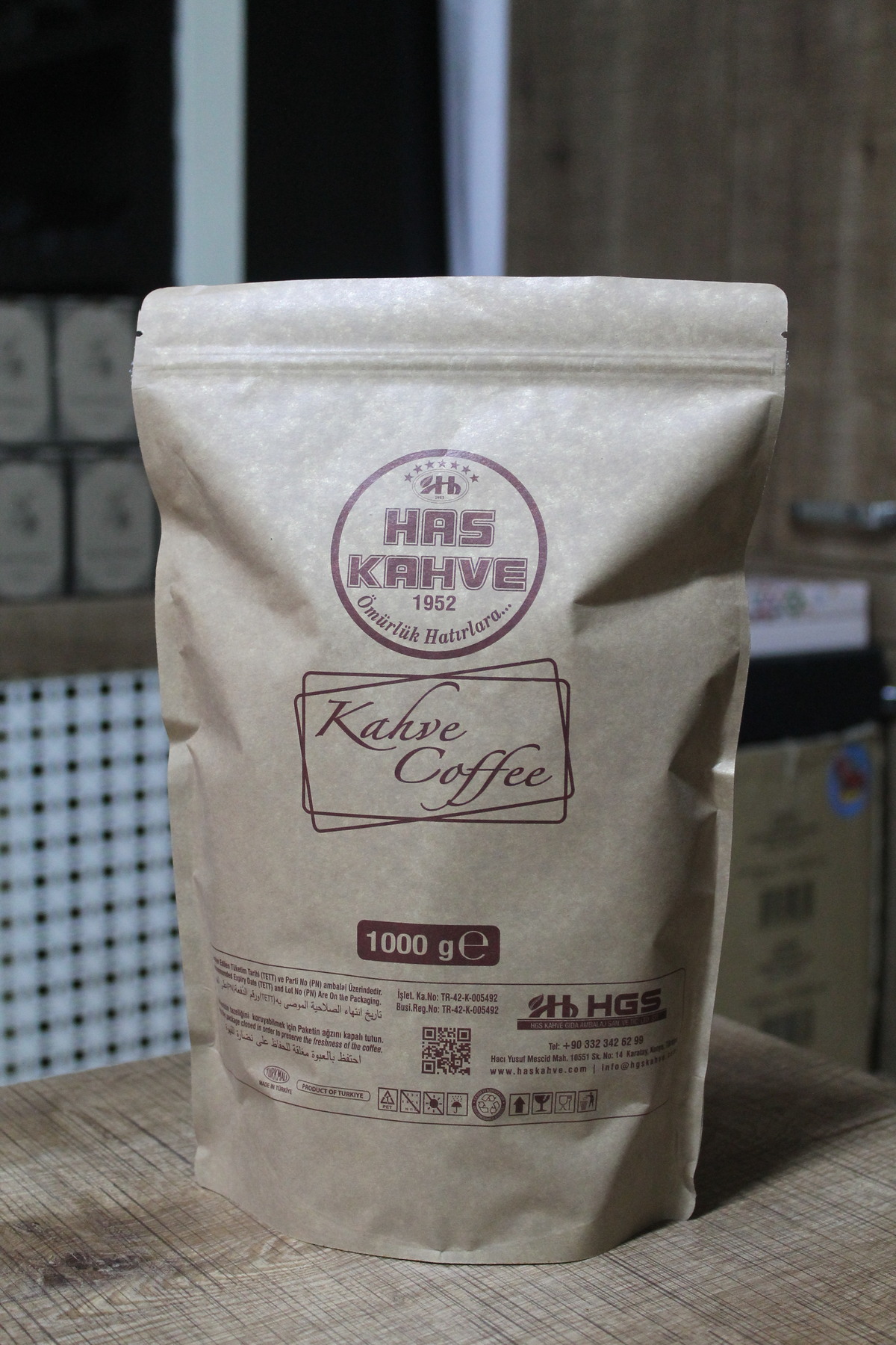 Has Türk Kahvesi 1000 Gr - Az Kavrulmuş (Yumuşak İçim)