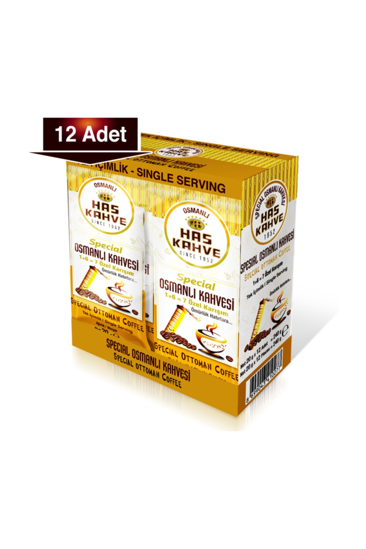 Tek Içimlik Special Osmanlı Kahvesi 12li * 20 Gr