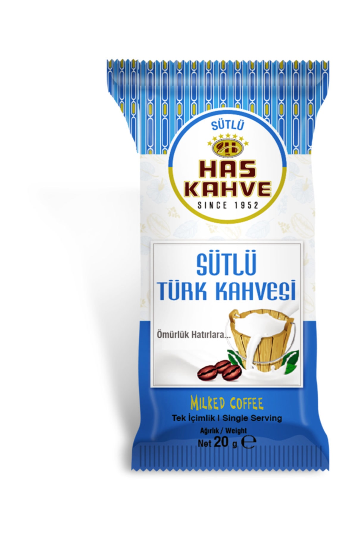 Has Tek Içimlik Sütlü Türk Kahvesi 12li Paket 20 Gr