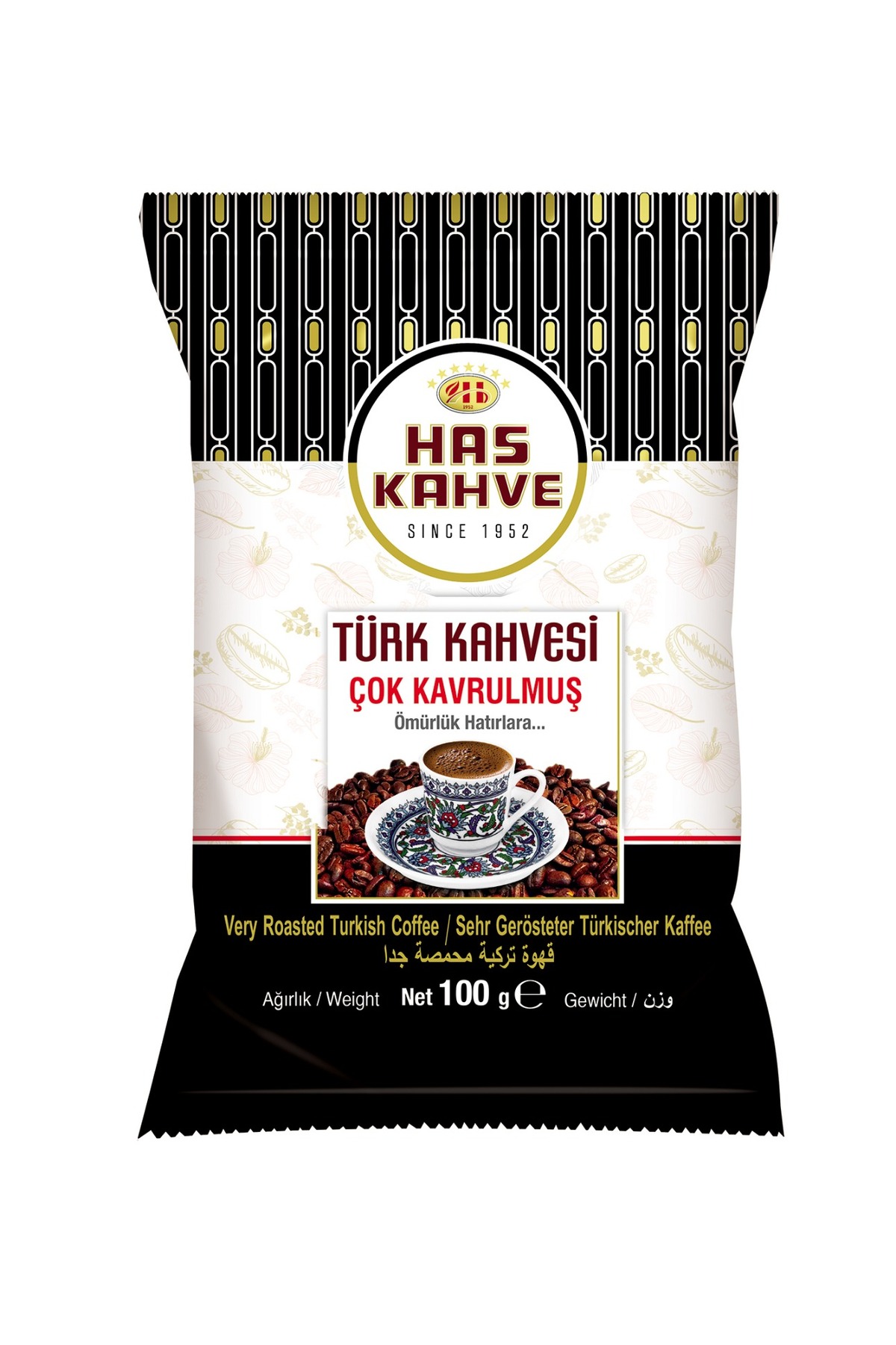 Çok Kavrulmuş Has Türk Kahvesi 100 Gr