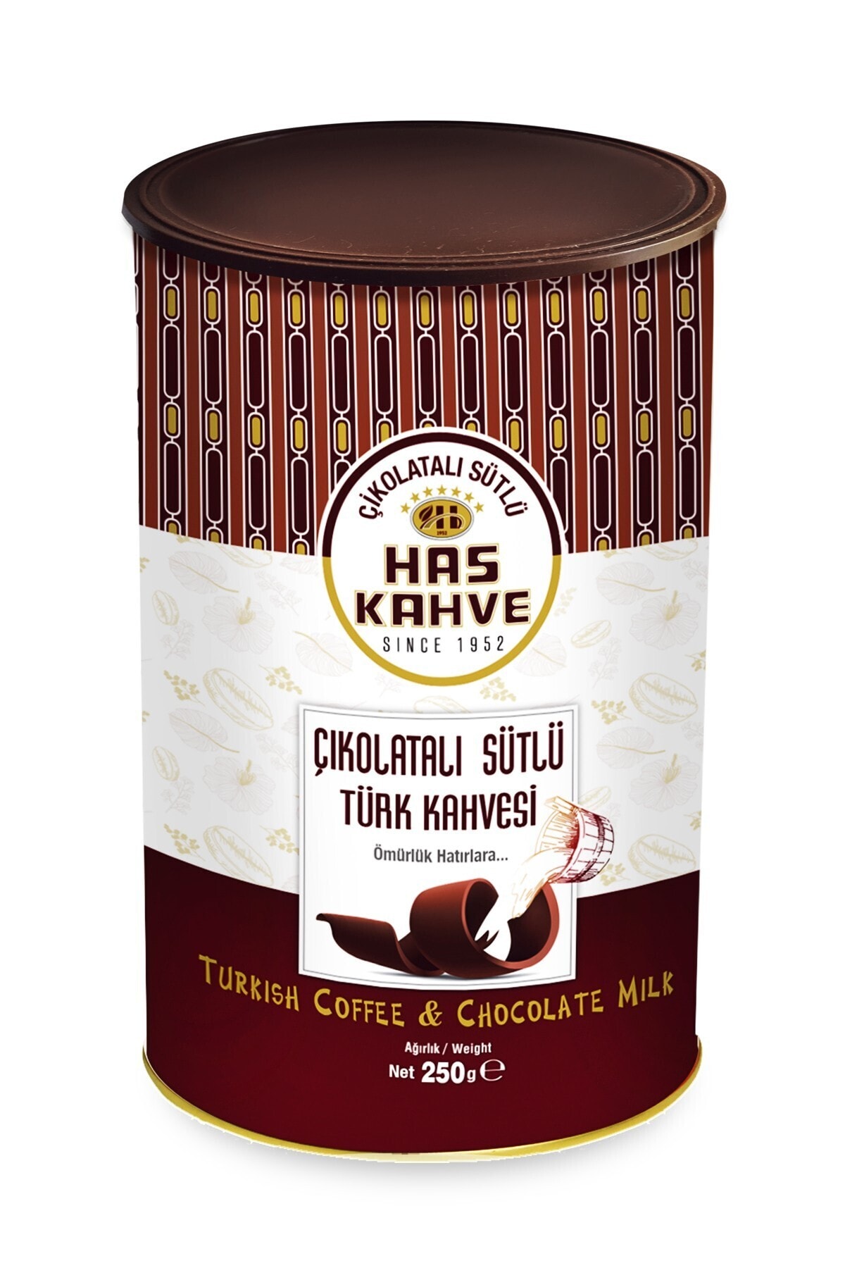 3lü Teneke 3*250 Gr (çikolatalı-damla Sakızlı-menengiçli Türk Kahvesi)