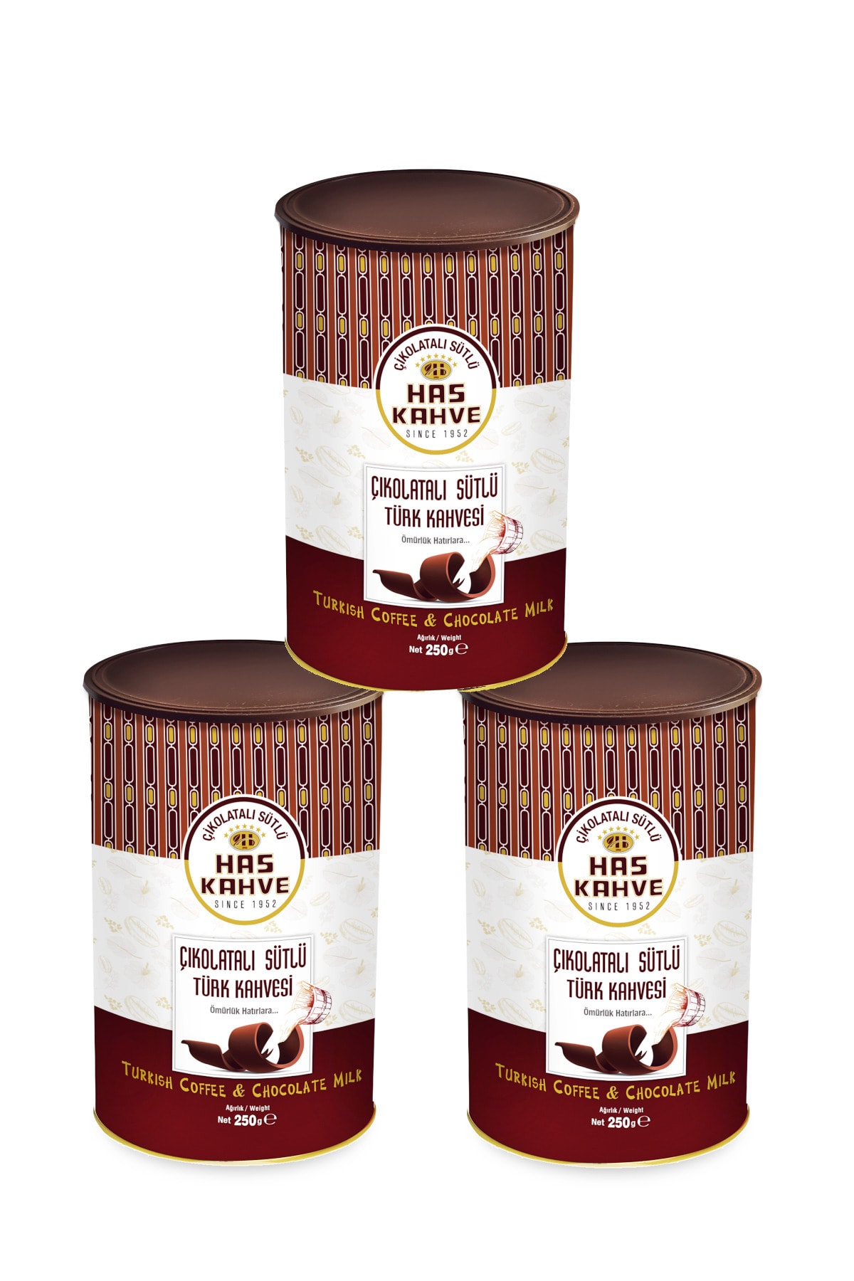 Has 3lü Çikolatalı Türk Kahvesi 3*250 Gr