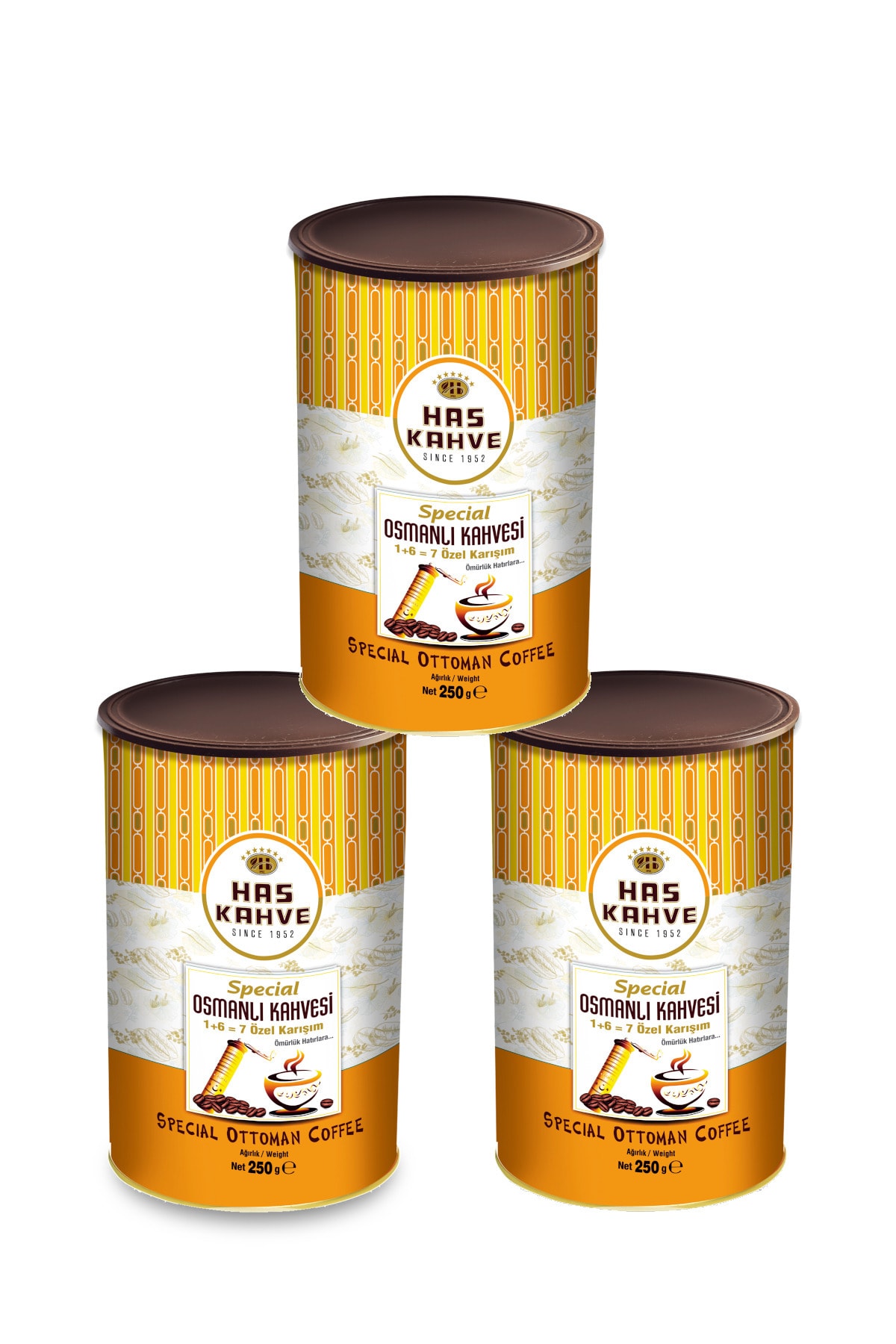 Has 3lü Special Osmanlı Türk Kahvesi 3*250 Gr