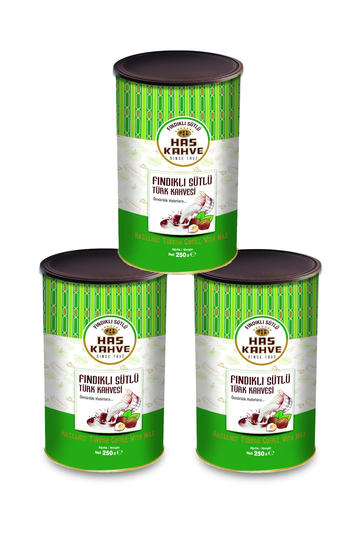 Has 3lü Fındıklı Türk Kahvesi 3*250 Gr