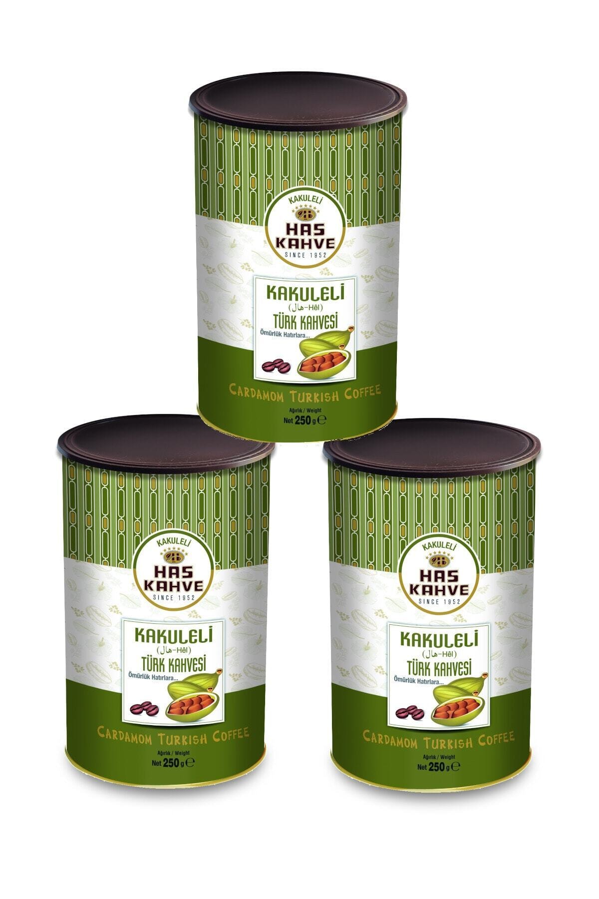 Has 3lü Kakuleli Türk Kahvesi 3*250 Gr