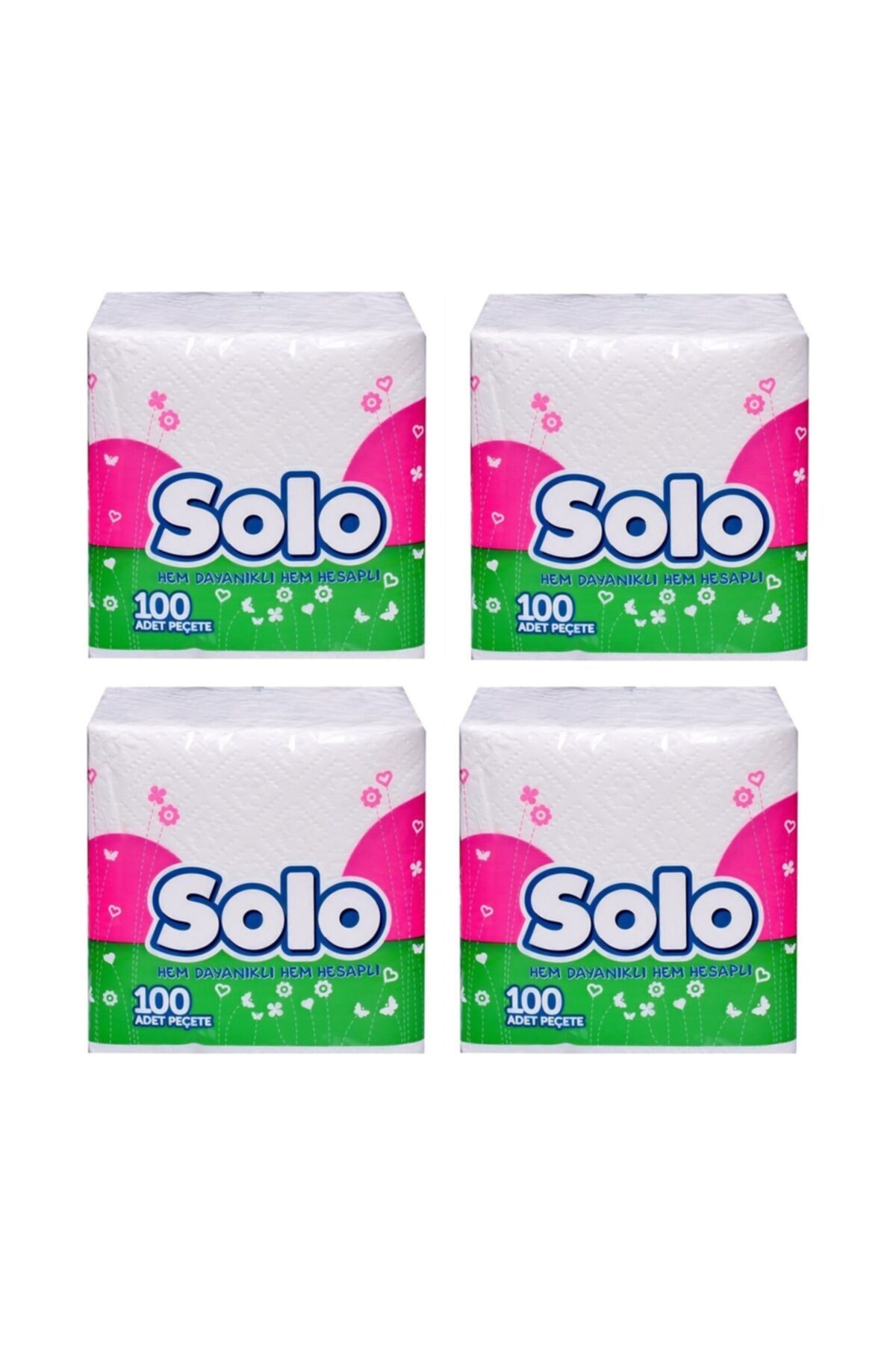 Solo Peçete 100 'lü 30x30 Cm 4 Paket