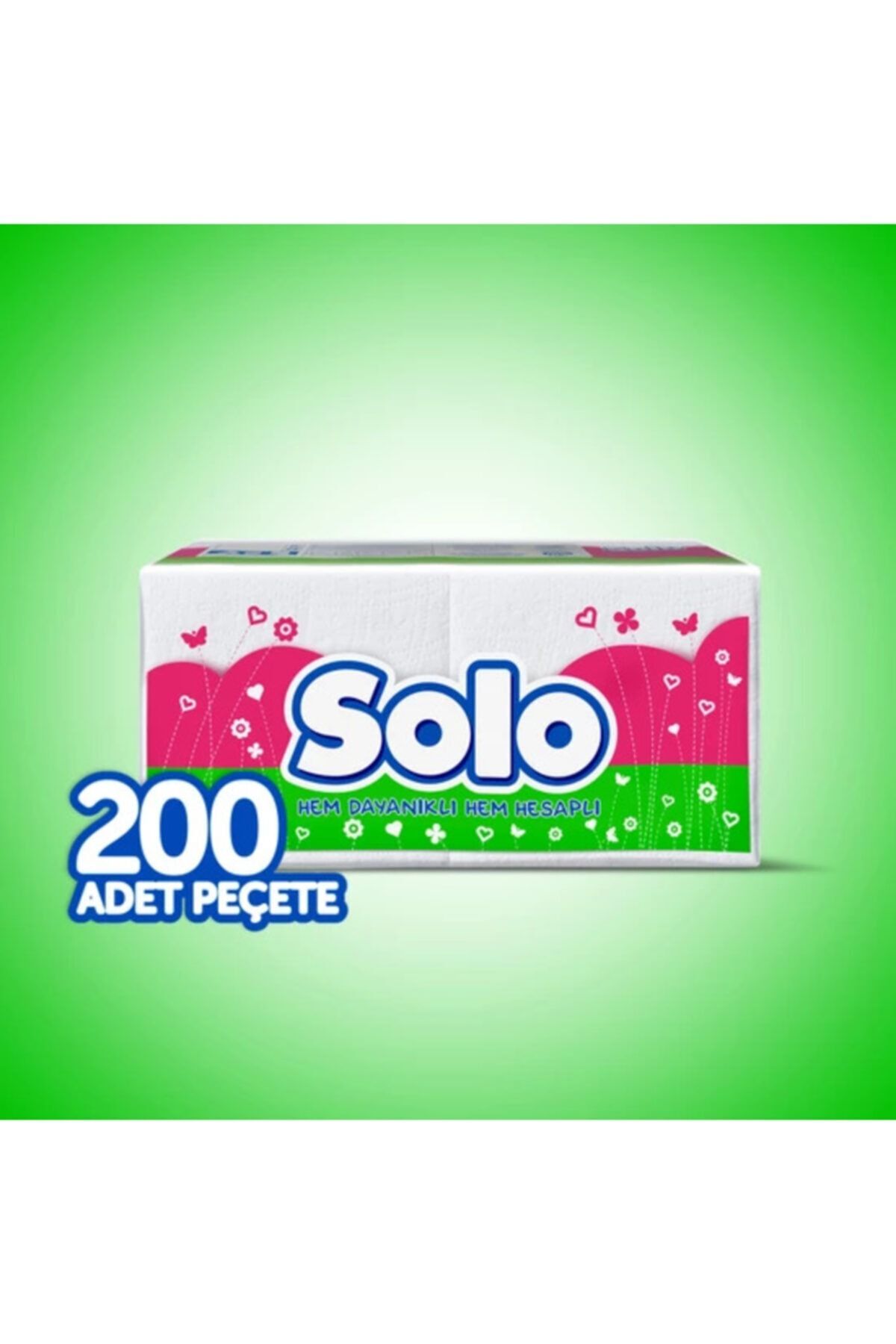 Solo Peçete 200'lü 4 Paket