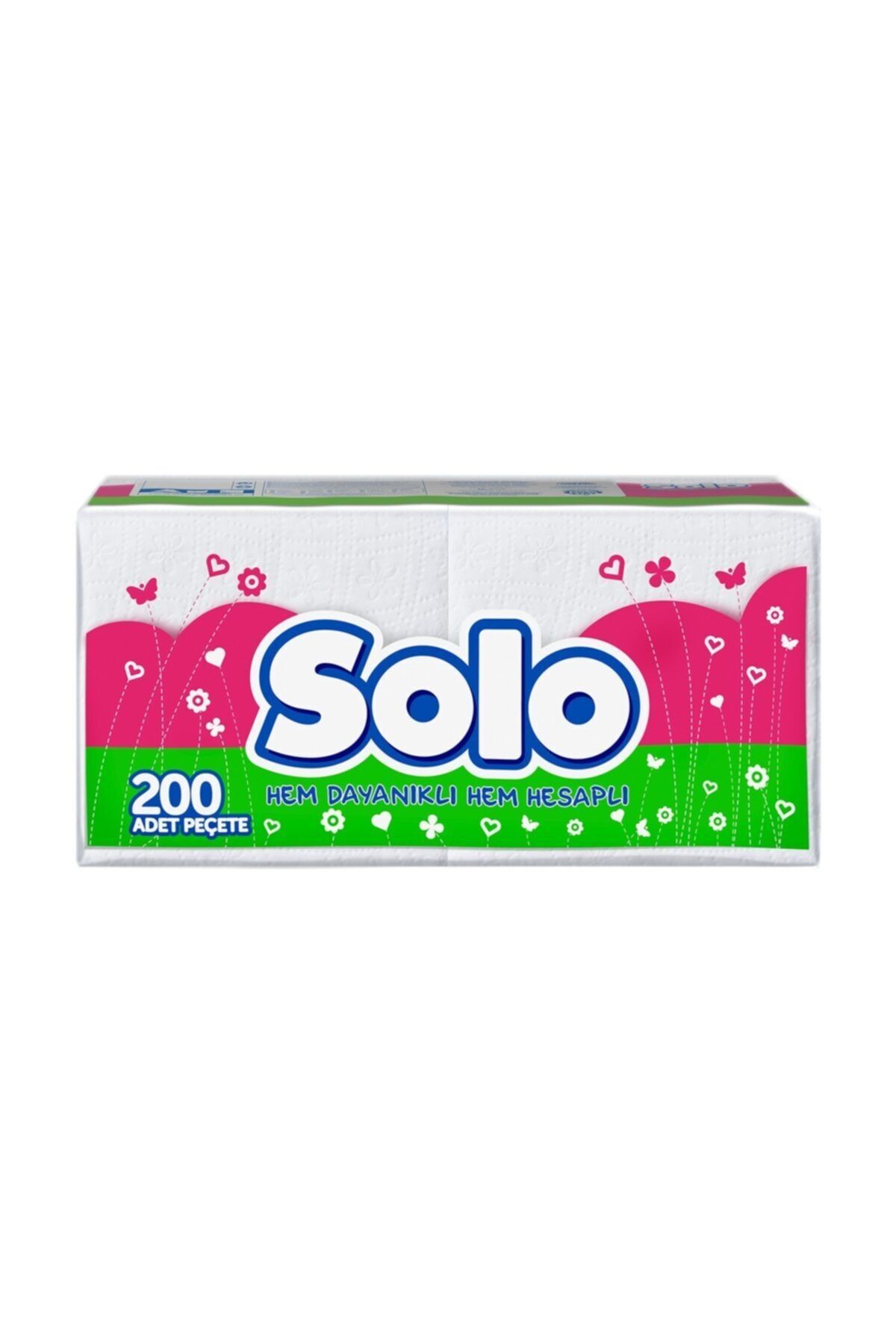 Solo Peçete 200'lü 4 Paket