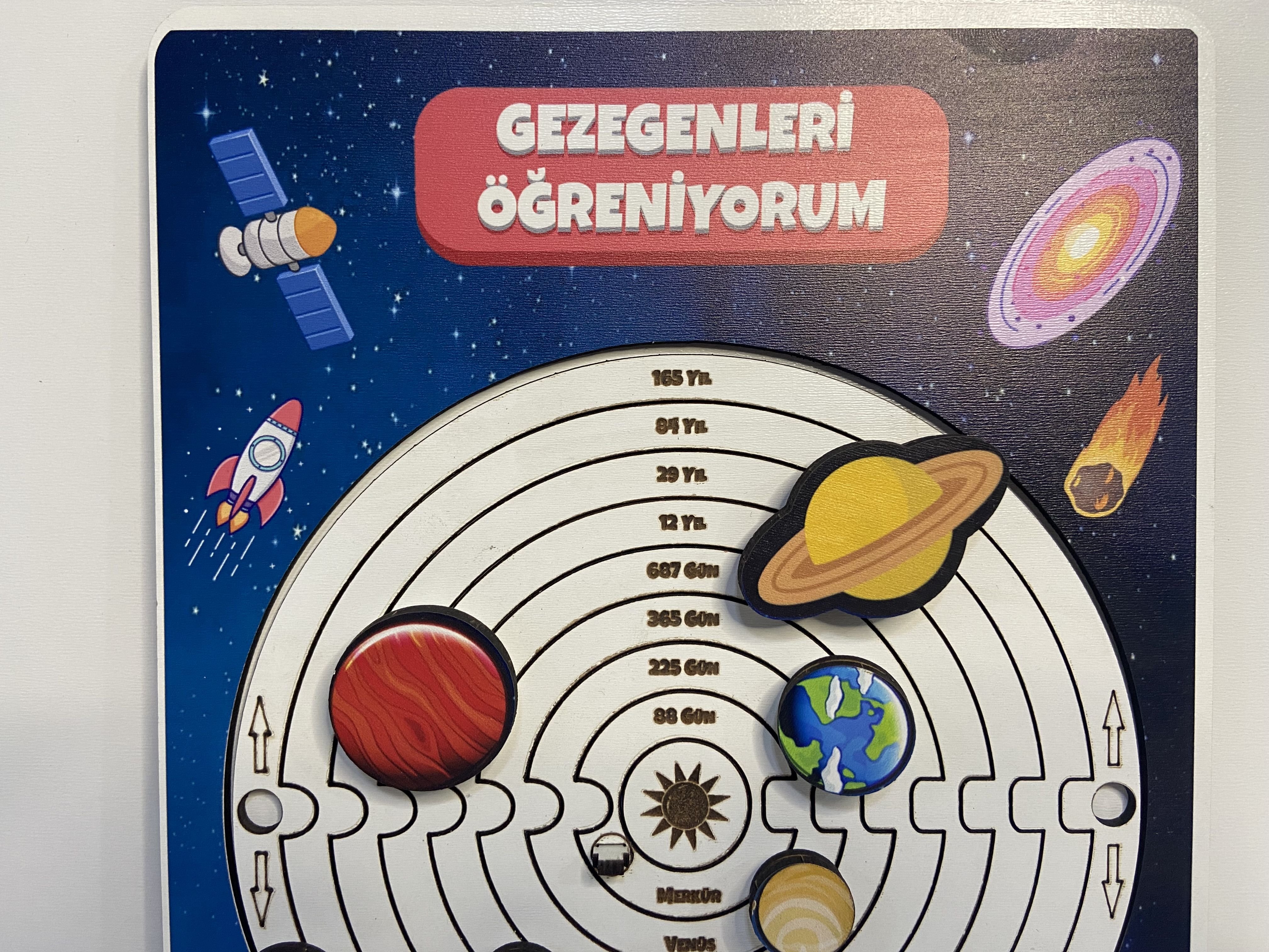 Gezegenleri Öğreniyorum Eğitici Oyun