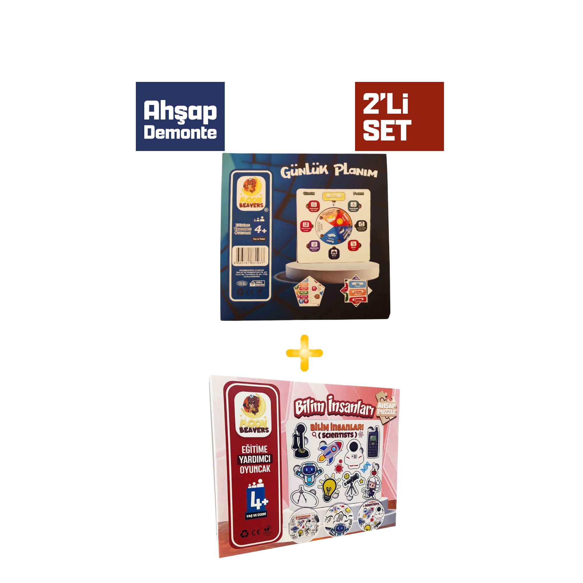 Bilim Adamlarının Günlük Planı Set