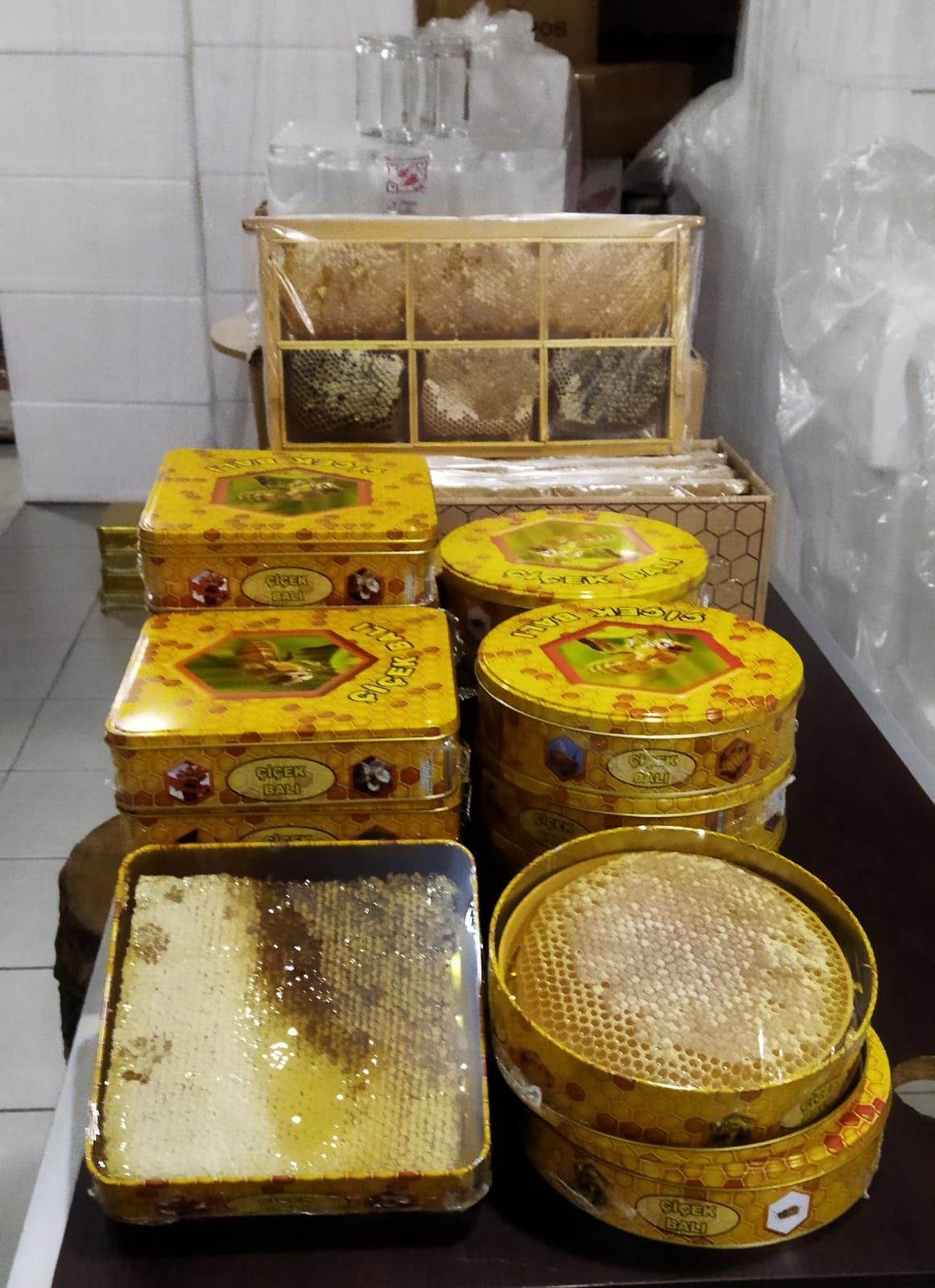 Kars Saf Şekersiz Petek Balı 1 KG