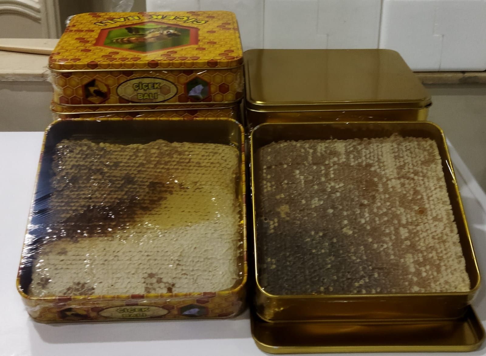 Kars Saf Şekersiz Petek Balı 1 KG