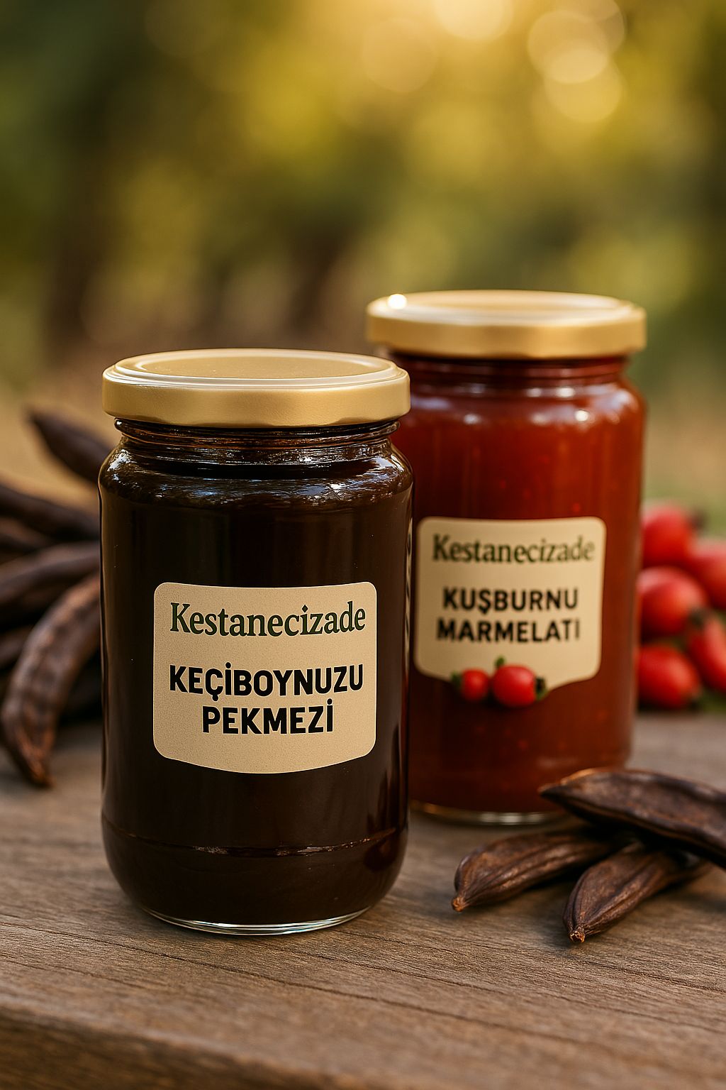 Katkısız Doğal Kuşburnu Marmelatı 700 Gr