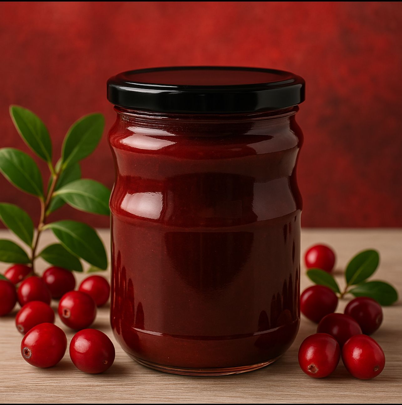 Katkısız Doğal Kızılcık(Kiren) Marmelatı 700 gr