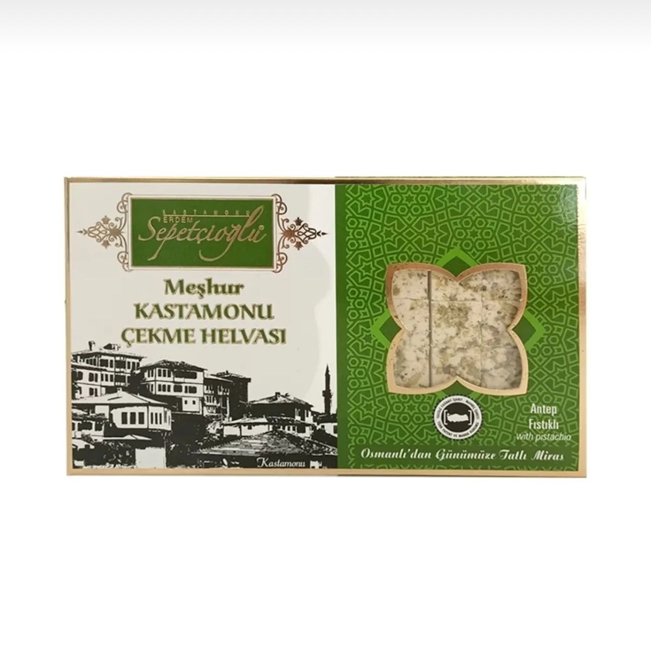 Sepetçioğlu Antep Fıstıklı Çekme Helva 180 Gr