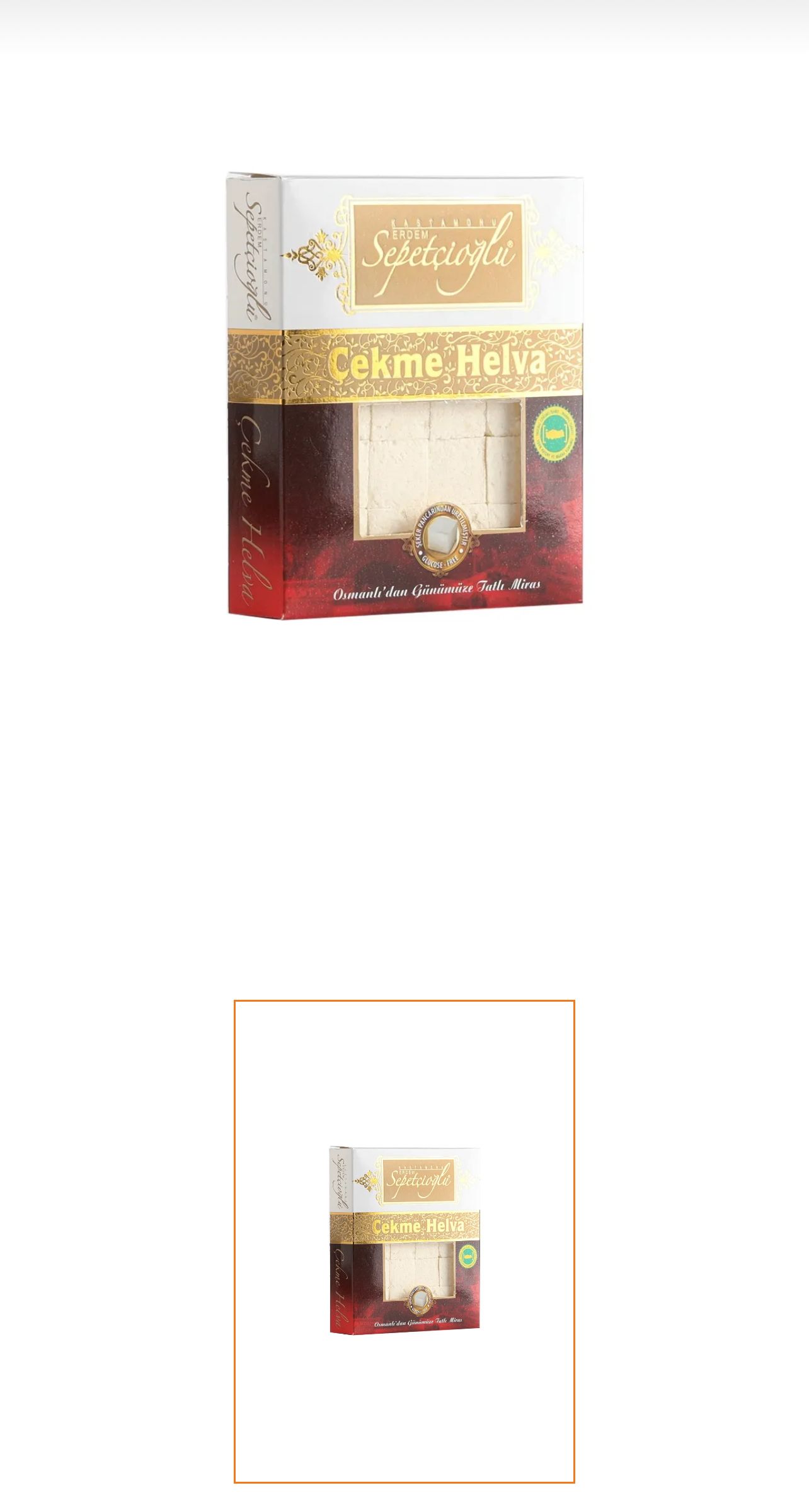 Sepetçioğlu Sade Çekme Helva 120 Gr