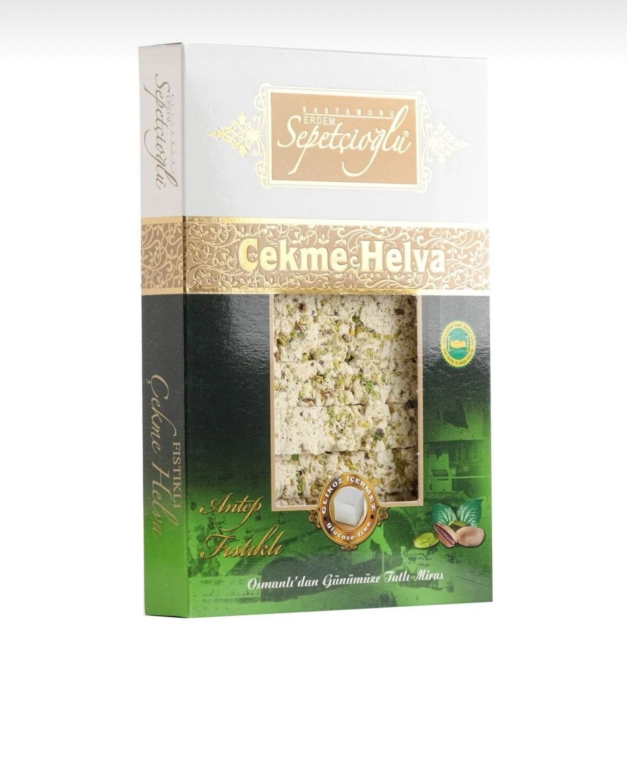 Sepetçioğlu Antep Fıstıklı Çekme Helva 280 gr