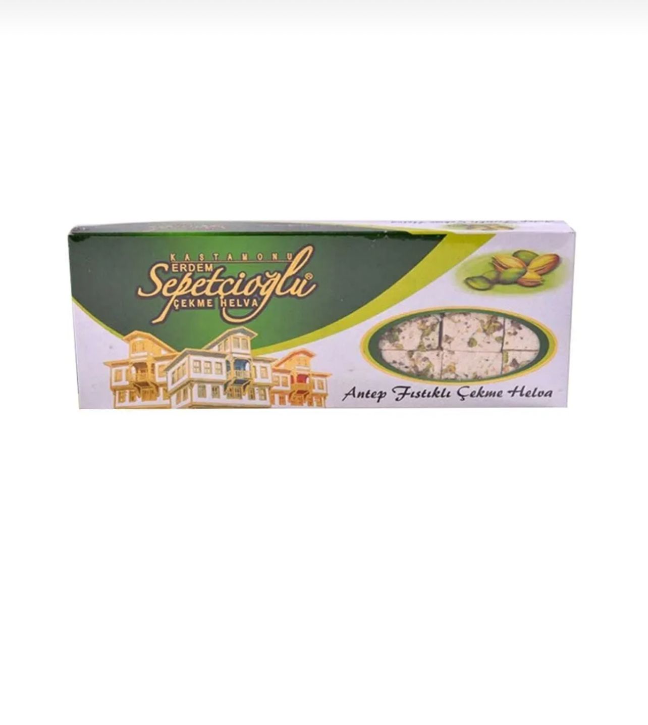 Sepetçioğlu Antep Fıstıklı Çekme Helva 410 Gr