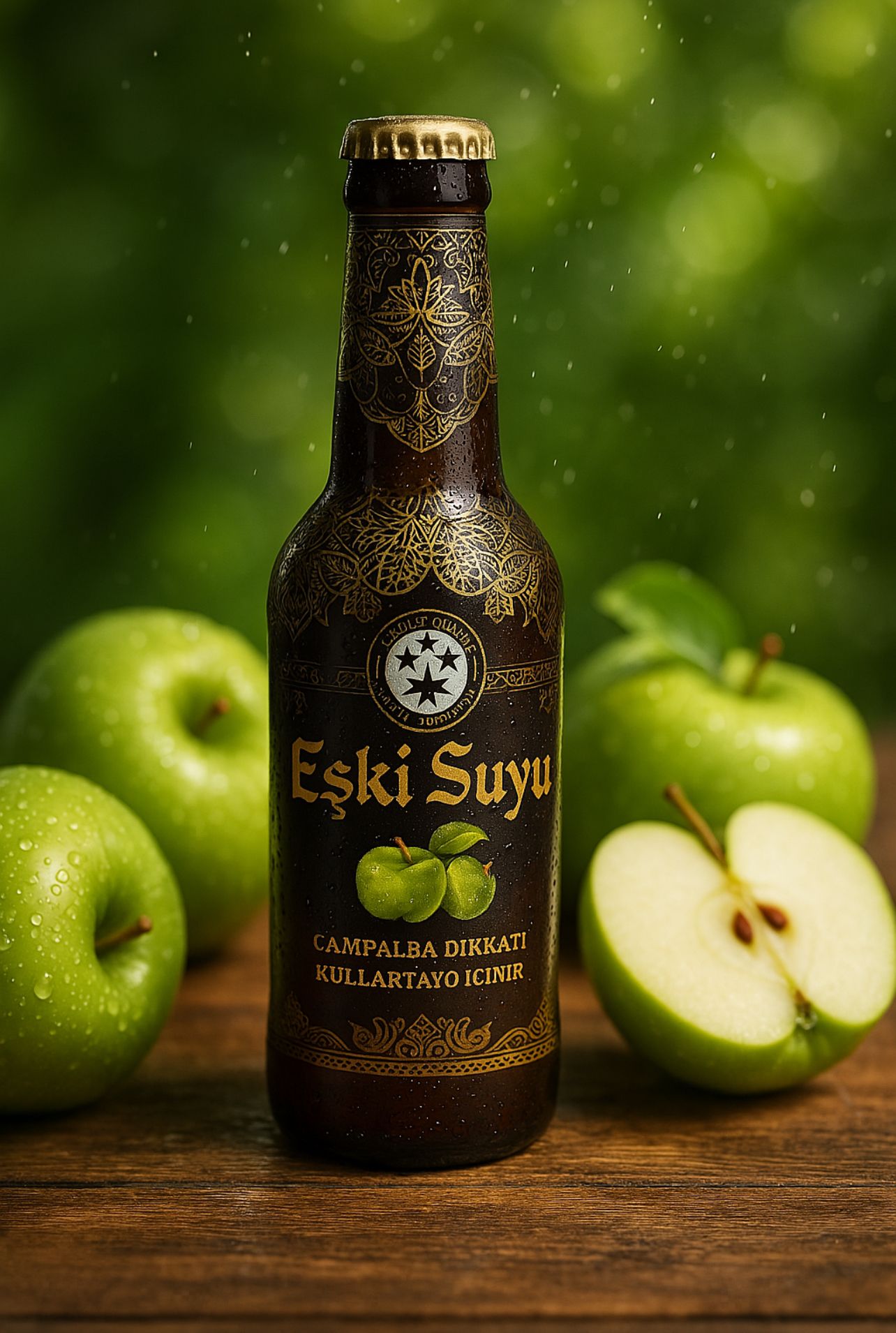 Doğal El Yapımı Elma Ekşi Suyu