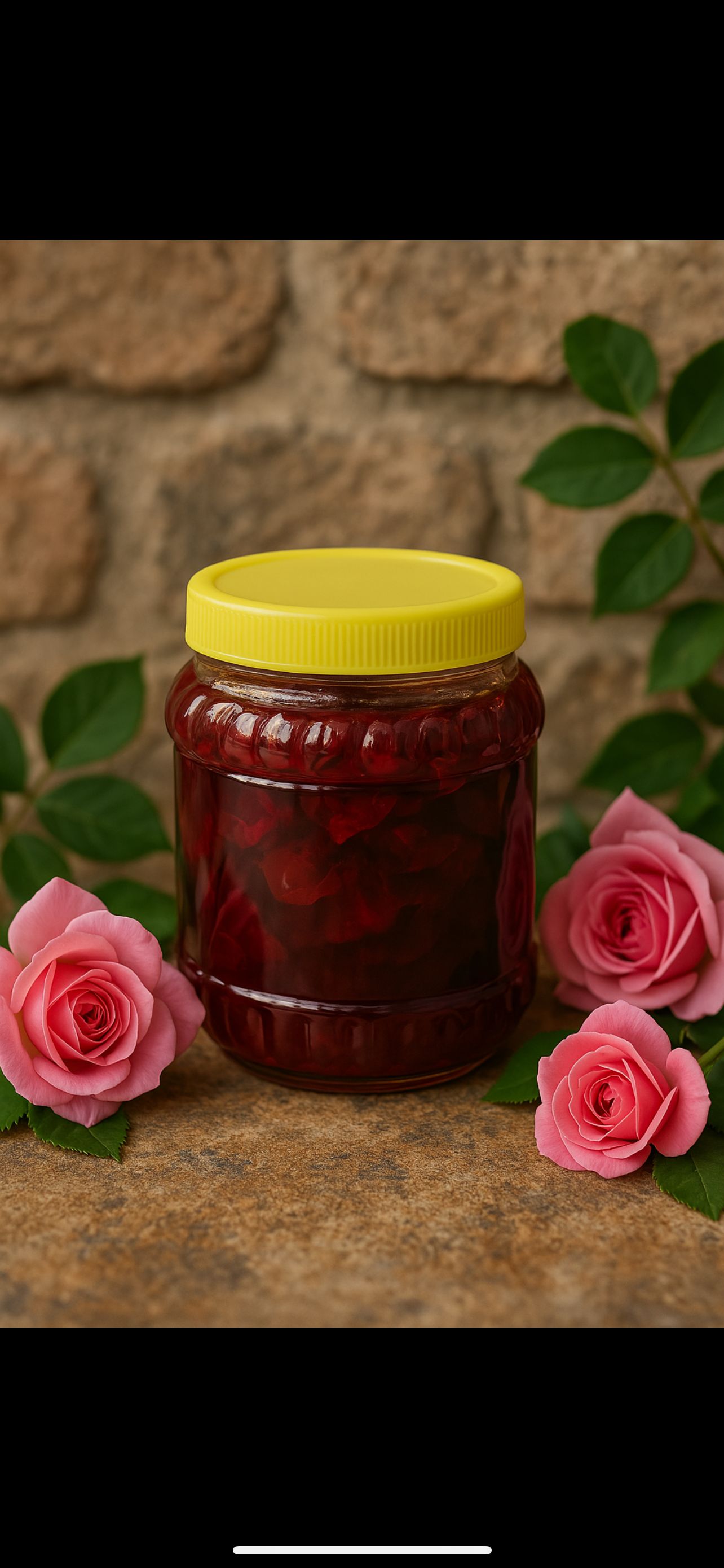 Doğal Katkısız Gül Reçeli 1550 Gr