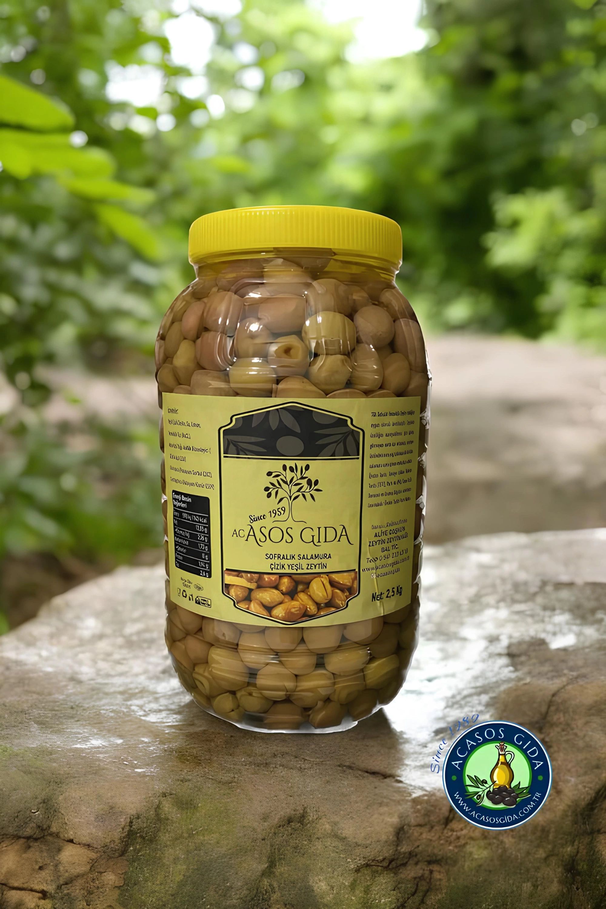 Yeşil Çizik Zeytin 2 Kg