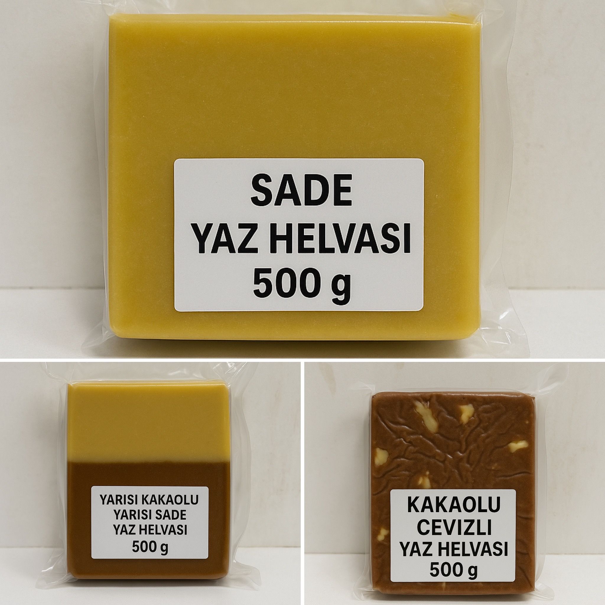 KAKAOLU CEVİZLİ YAZ HELVASI 500 Gr