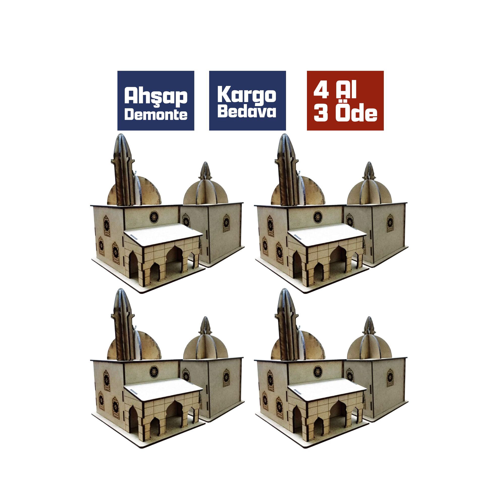 3 Adet Alana 1 Hediye - Demonte Camii Maketi