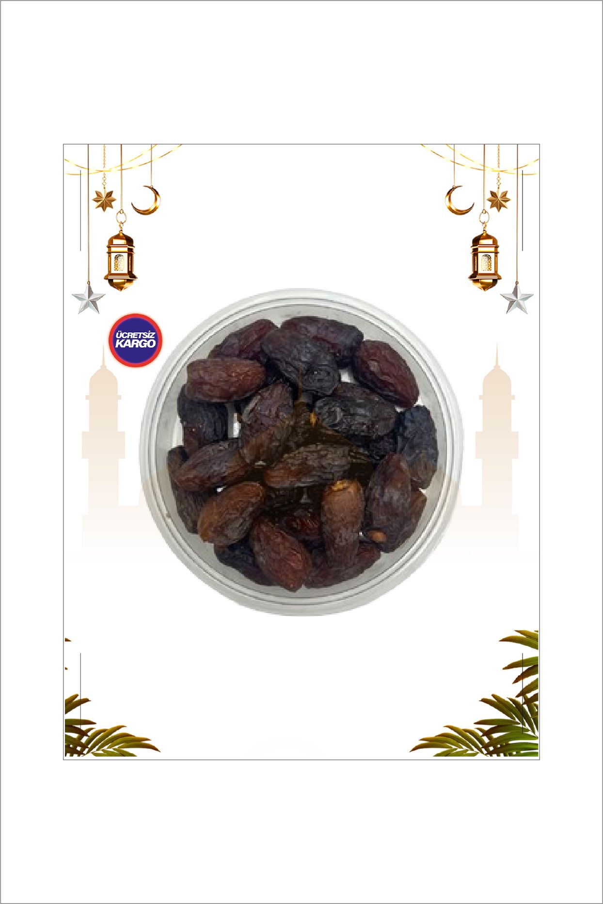 Mejdul Hurma Lüks Seri 3 Kg - 1. Sınıf Doğal, Katkısız ve Etli Hurma