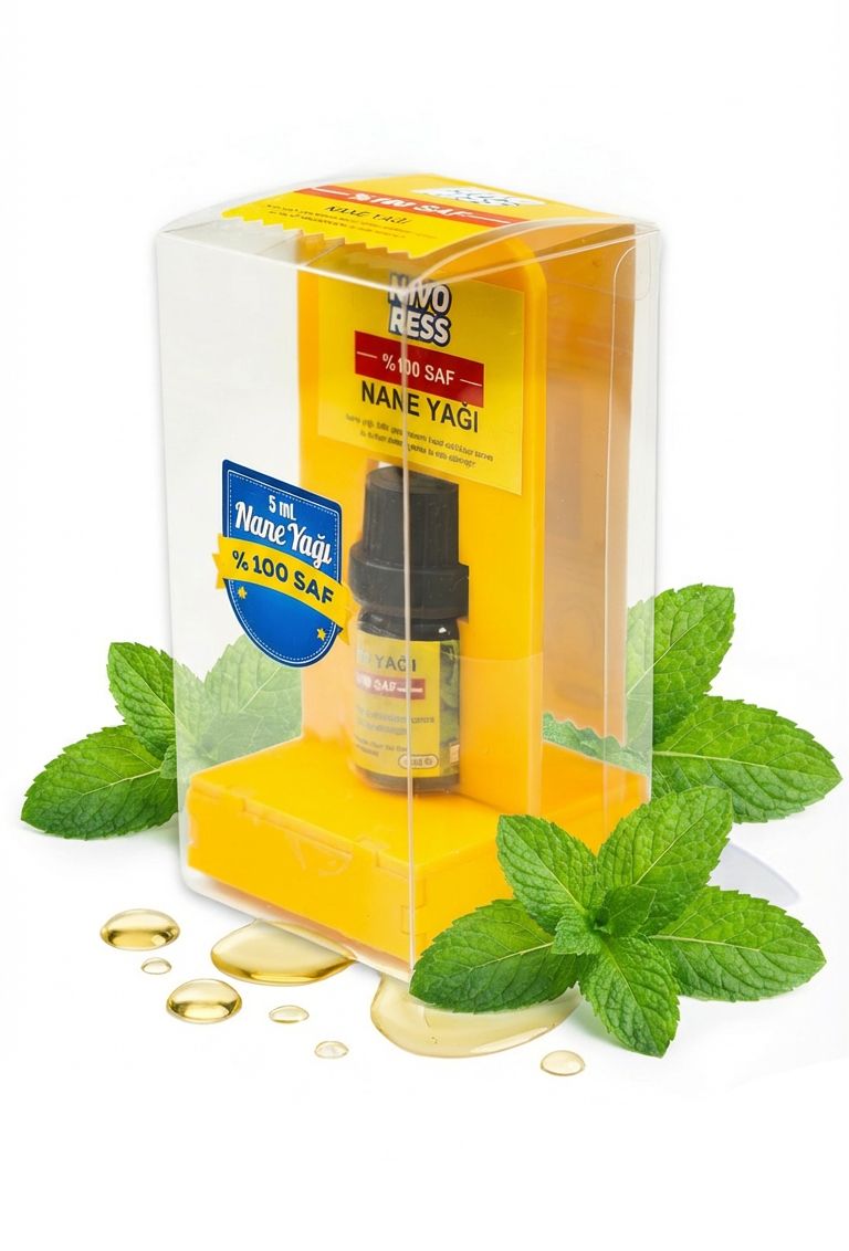 5 ml Saf Nane Yağı – %100 Doğal Uçucu Yağ, Ferahlatıcı ve Temizleyici Etki