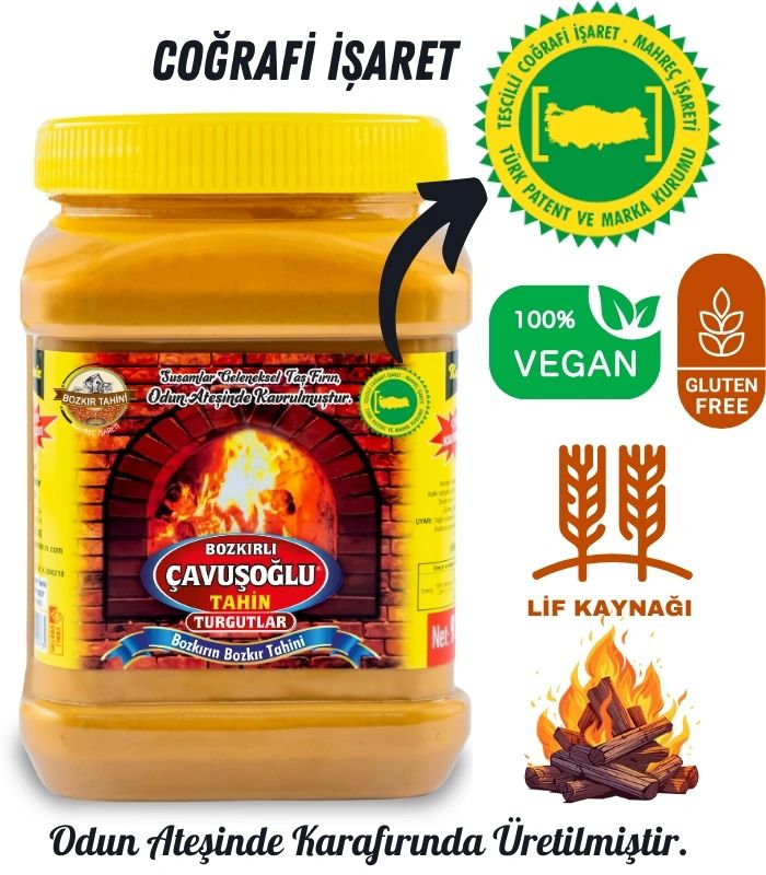 Çifte Kavrulmuş Kepeksiz Bozkır Tahini 930g