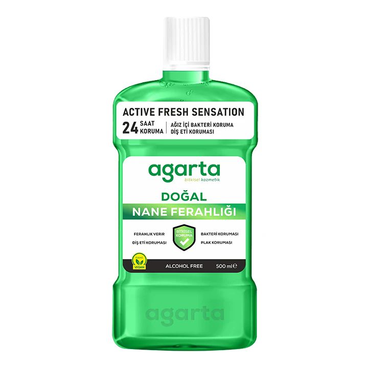Agarta Ağız Bakım Suyu Ferah Nefes Alkolsüz 500 Ml