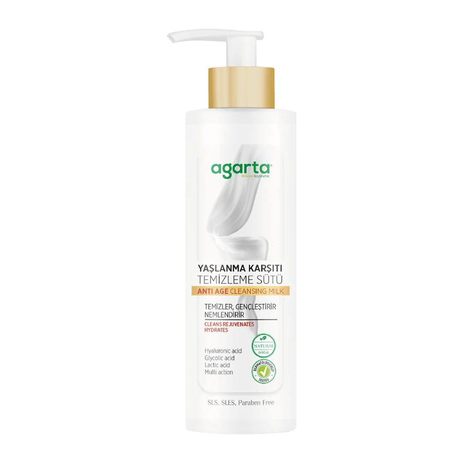 Agarta Doğal Yaşlanma Karşıtı Temizleme Sütü 225 Ml