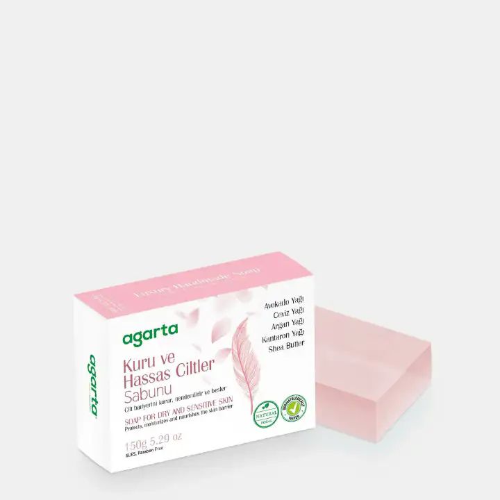 Agarta Doğal Bakım Kuru ve Hassas Ciltler Sabunu 150 gr